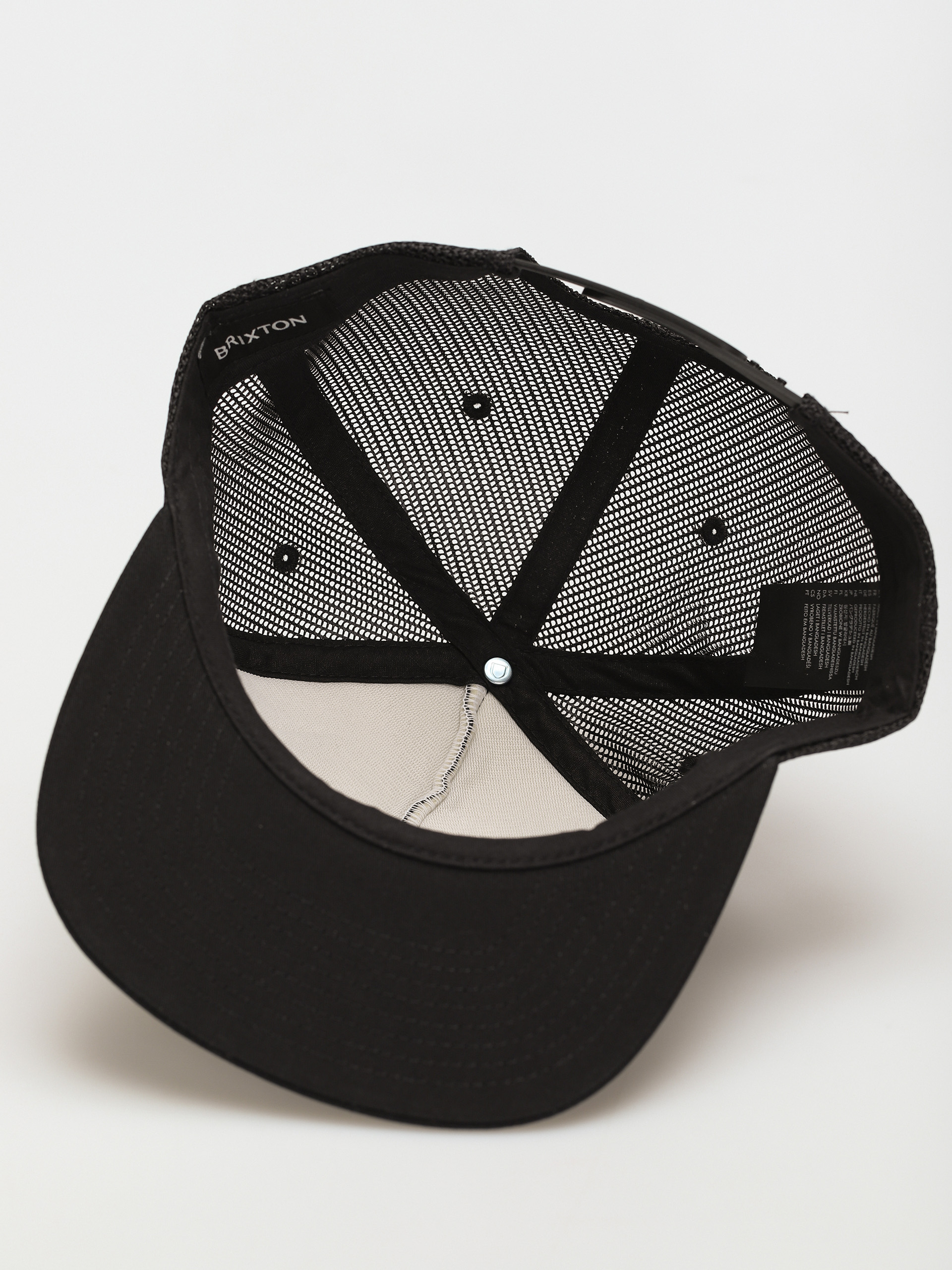 Brixton Fixer Mp Mesh Cap Baseball sapka (black/black)