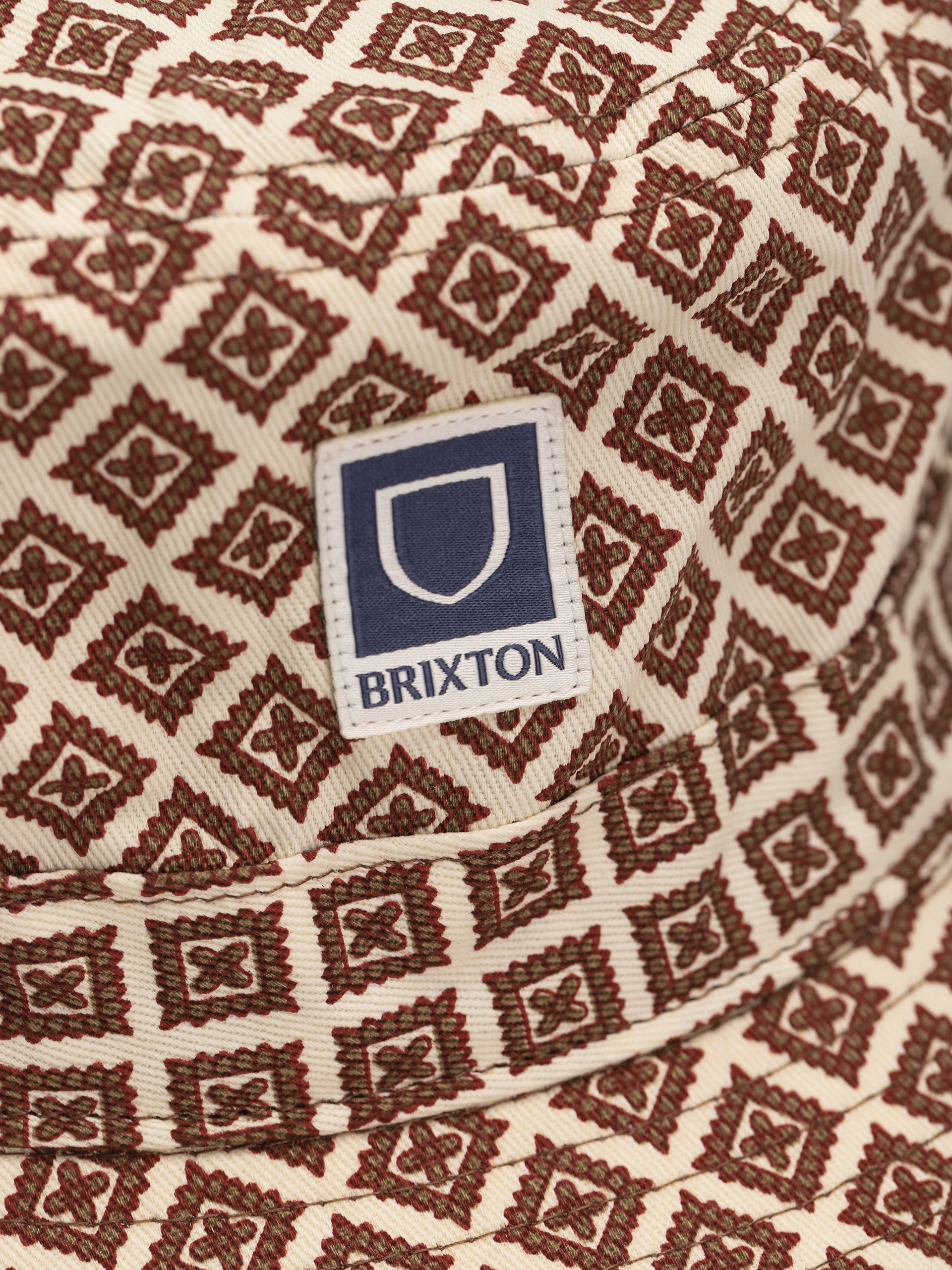 Brixton Beta Packable Bucket Hat Kalap (off white/medal bronze)