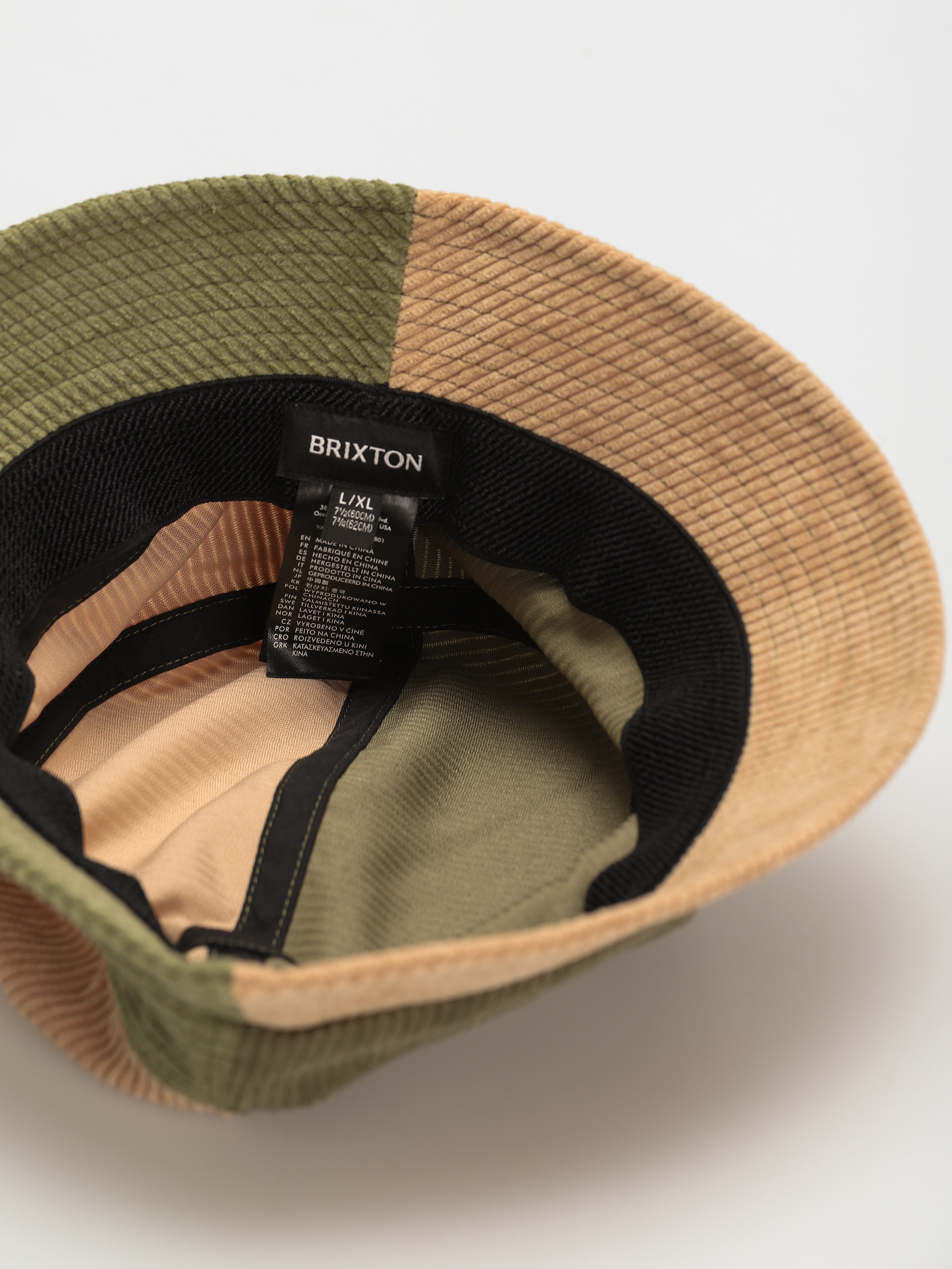Brixton Gramercy Packable Bucket Hat Kalap (olive/mermaid)