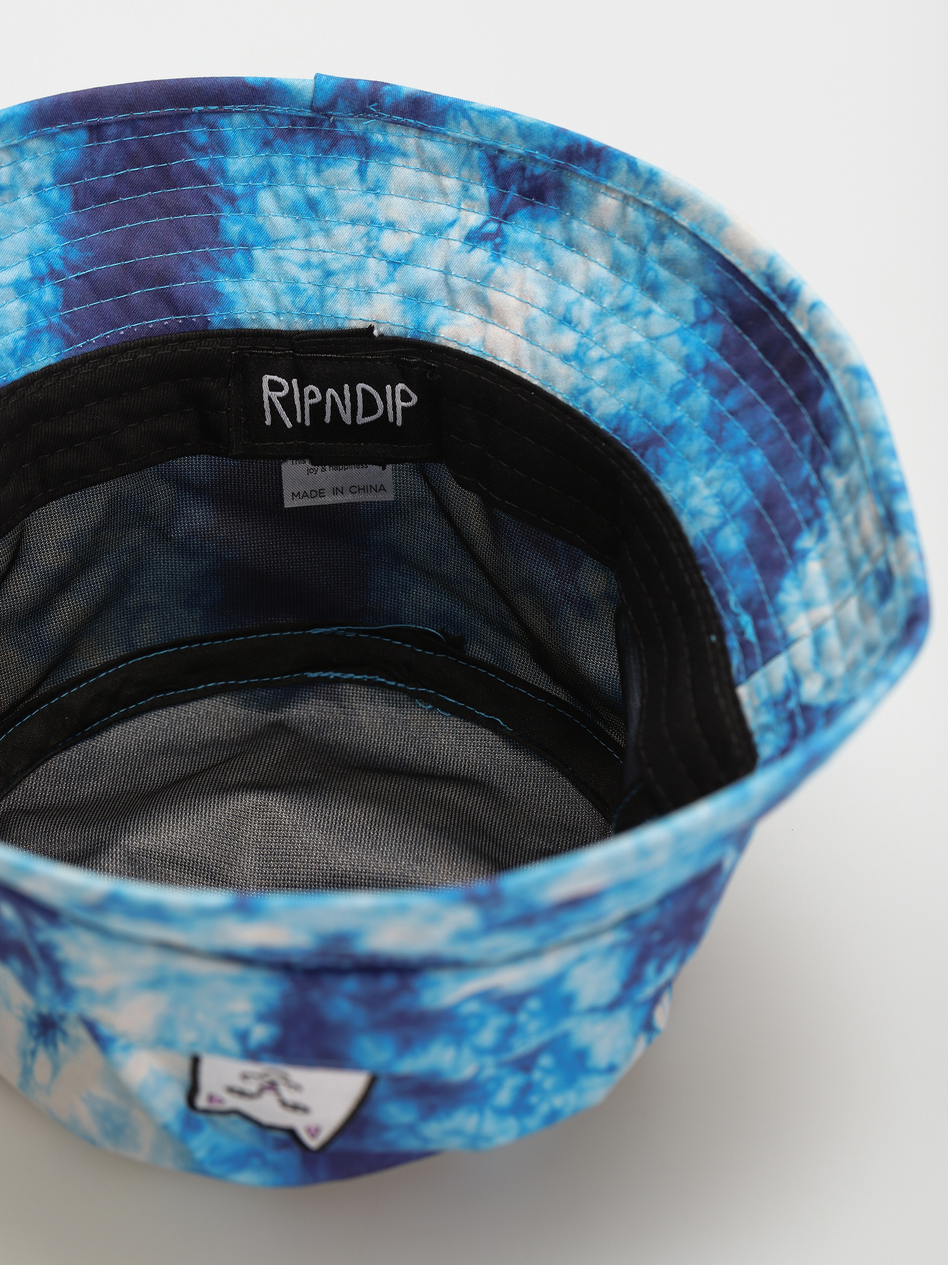 RipNDip Lord Nermal Tie Dye Kalap (blue acid wash)