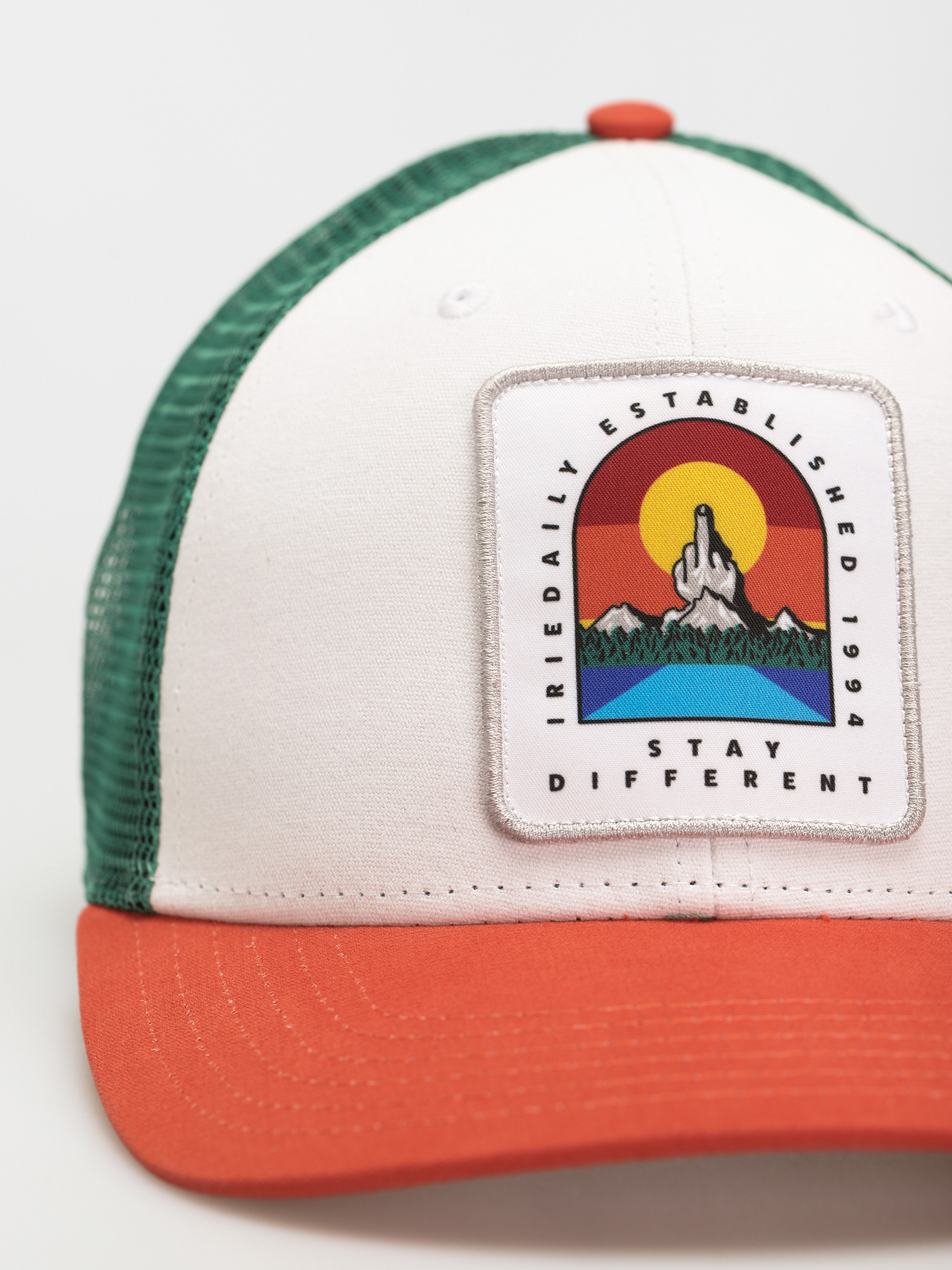 Iriedaily Stonefinger Baseball sapka (orange green)