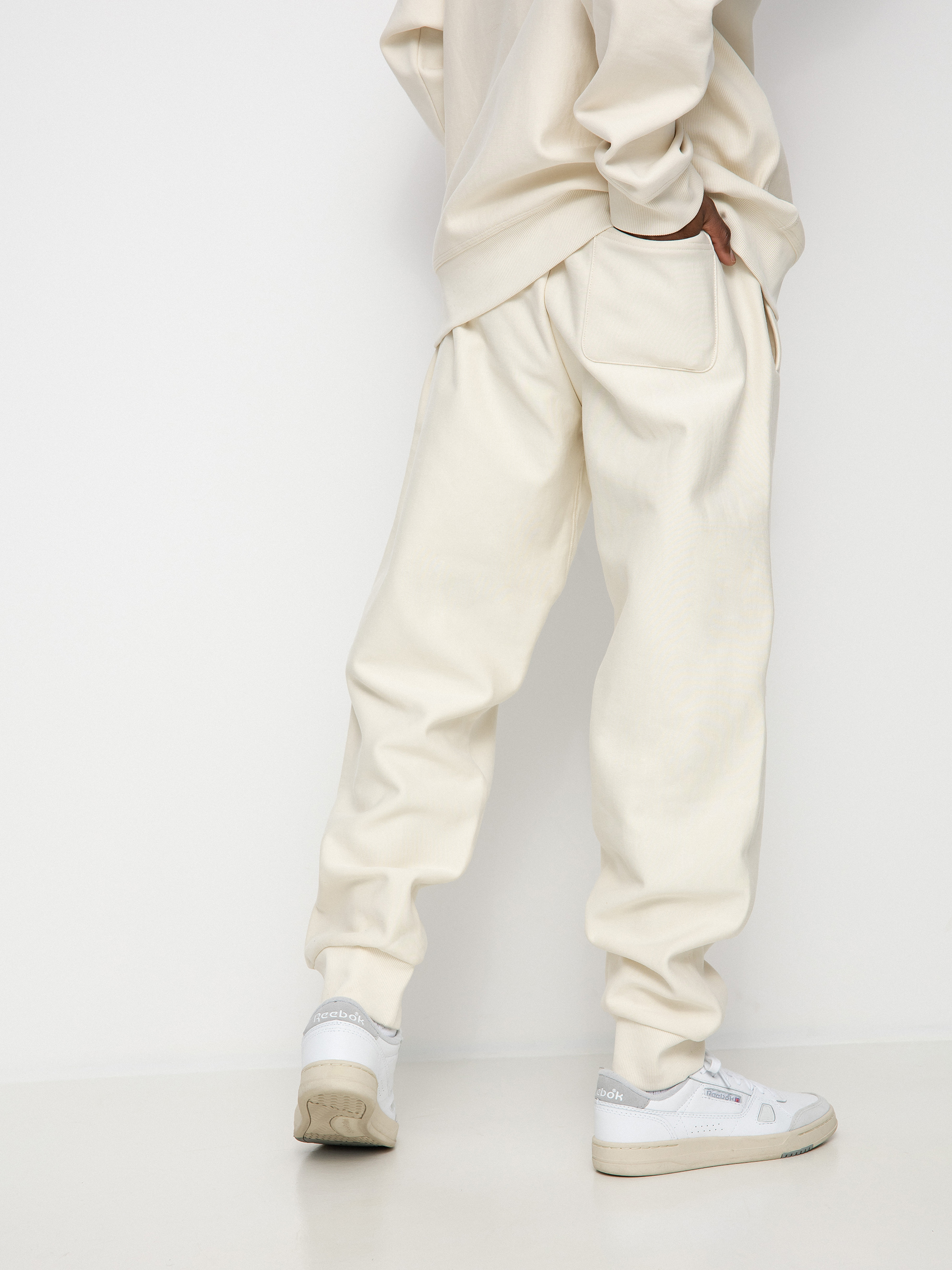 Carhartt WIP American Script Jogging Kisnadrág (natural)