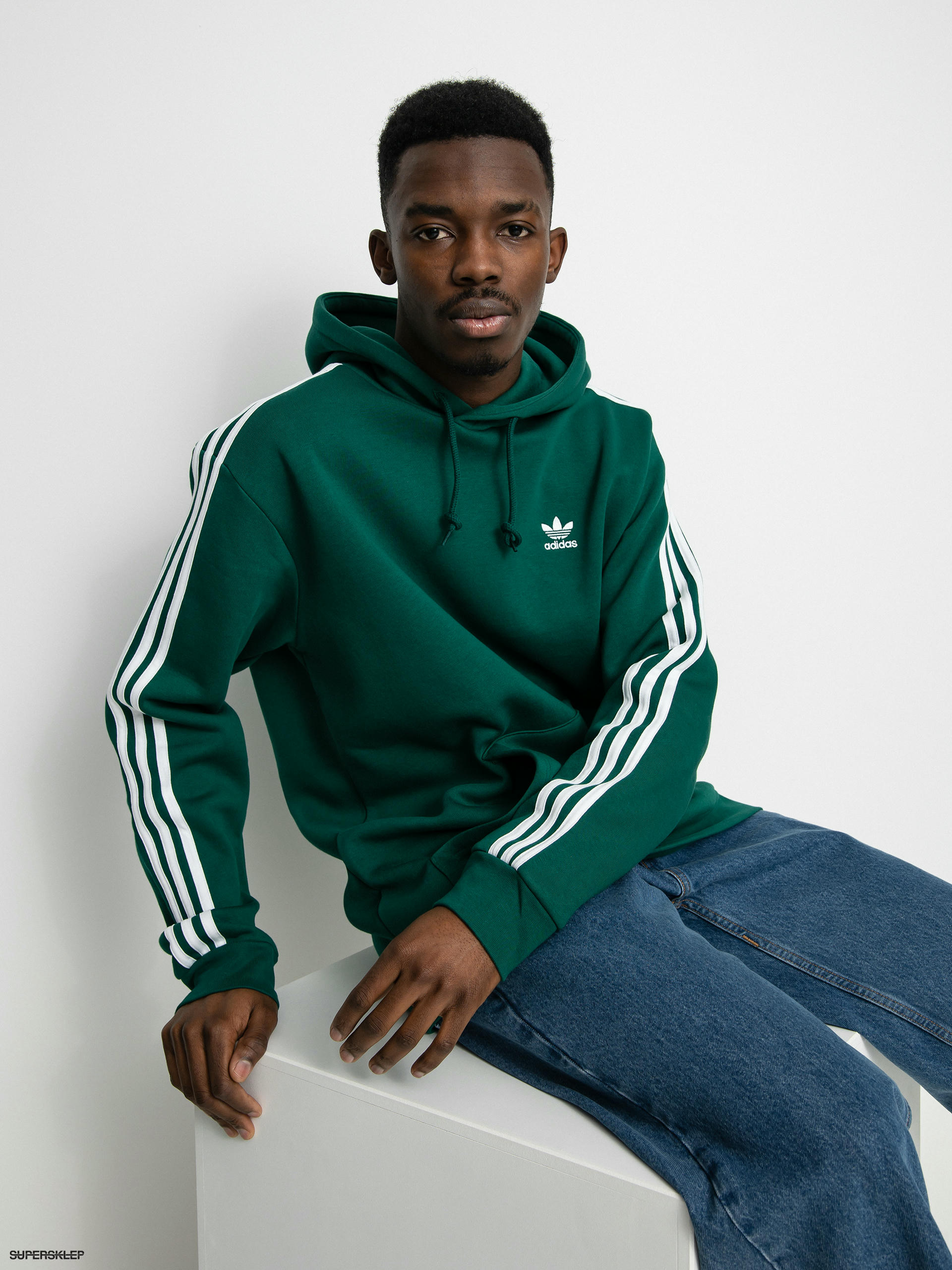 adidas mens green hoodie