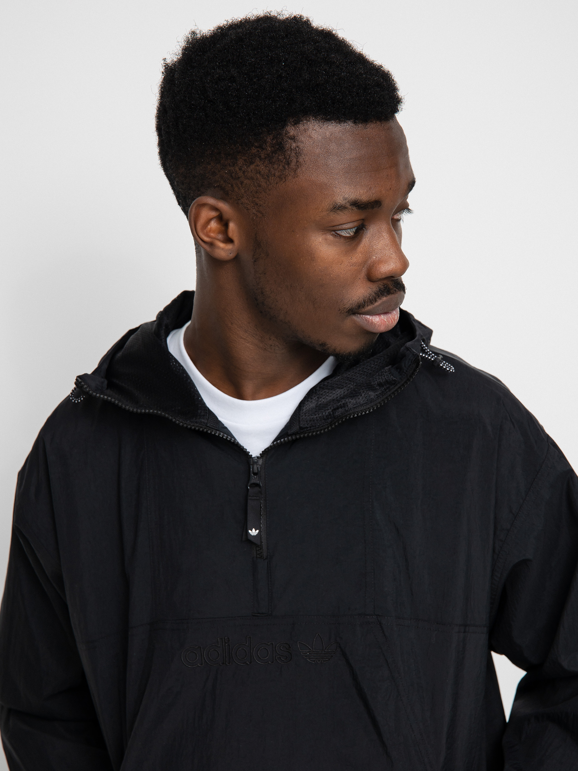 adidas Anorak Windbreaker Dzseki (black)