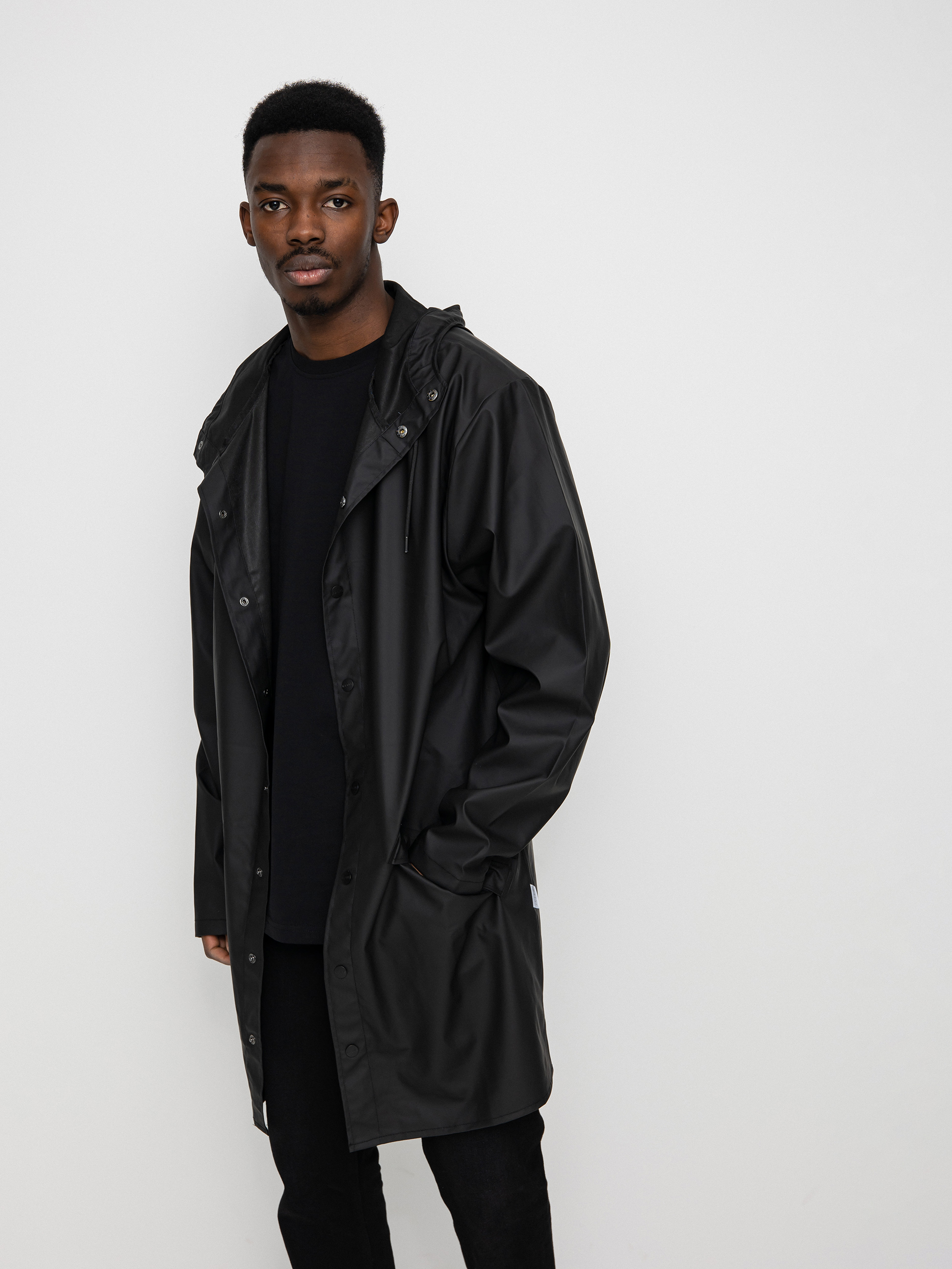 Rains Long Jacket Dzseki (black)