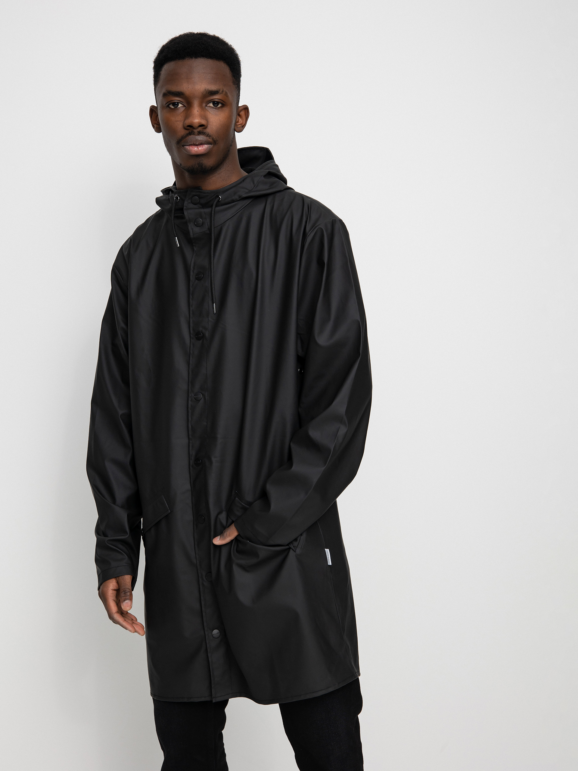 Rains Long Jacket Dzseki (black)