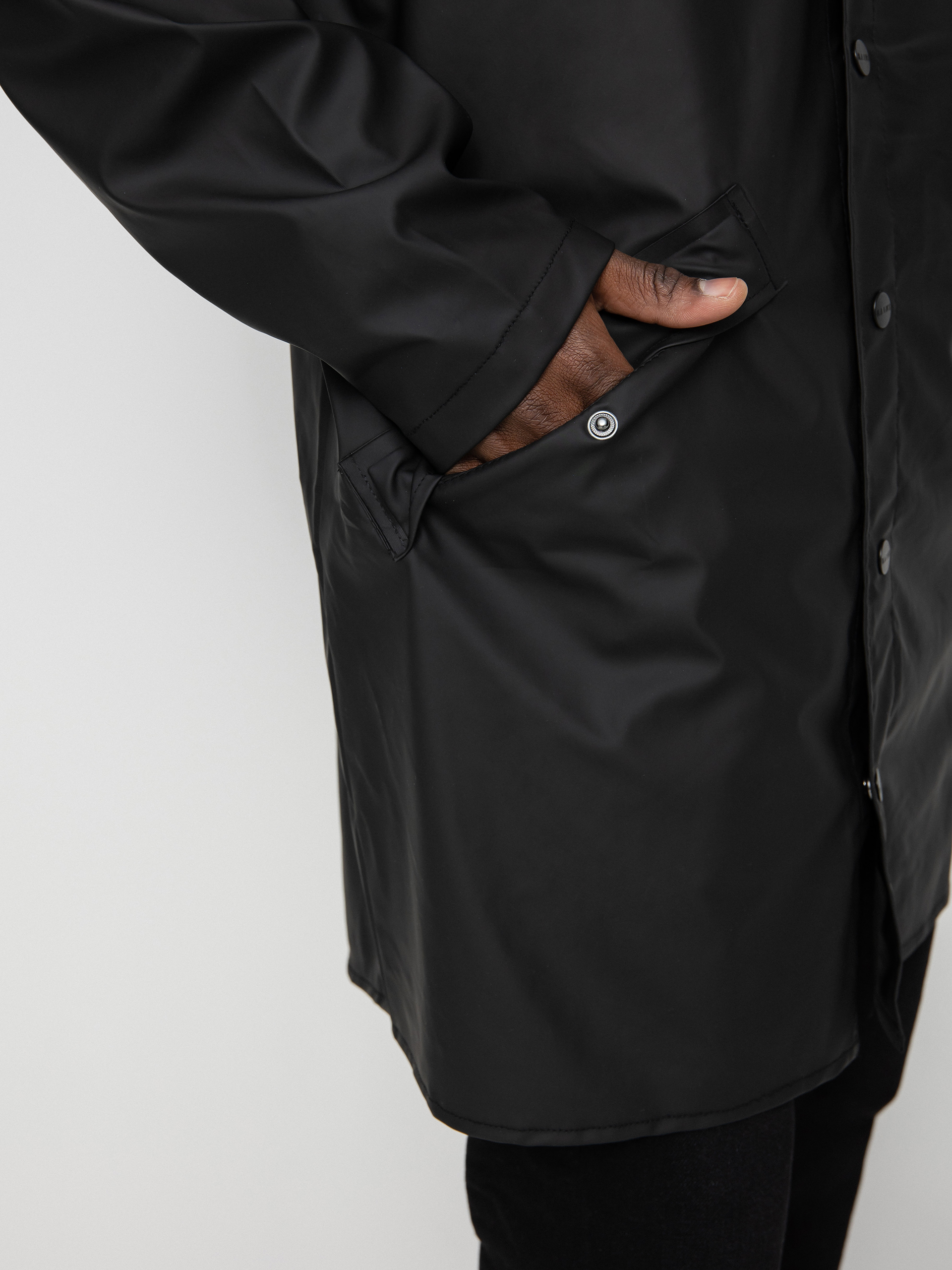 Rains Long Jacket Dzseki (black)