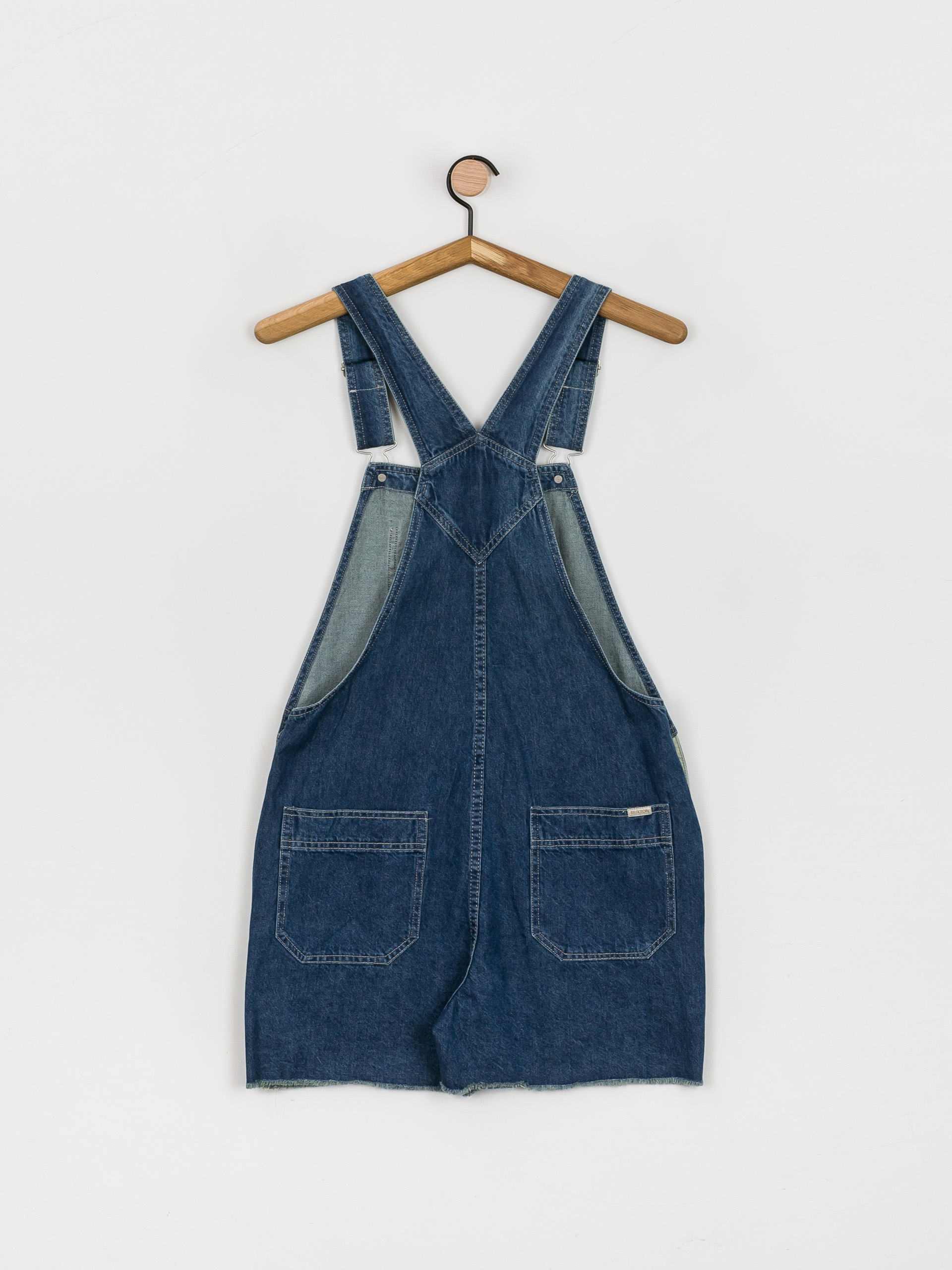 Brixton Christina Short Overall Rövidnadrág Wmn (indigo rinse)