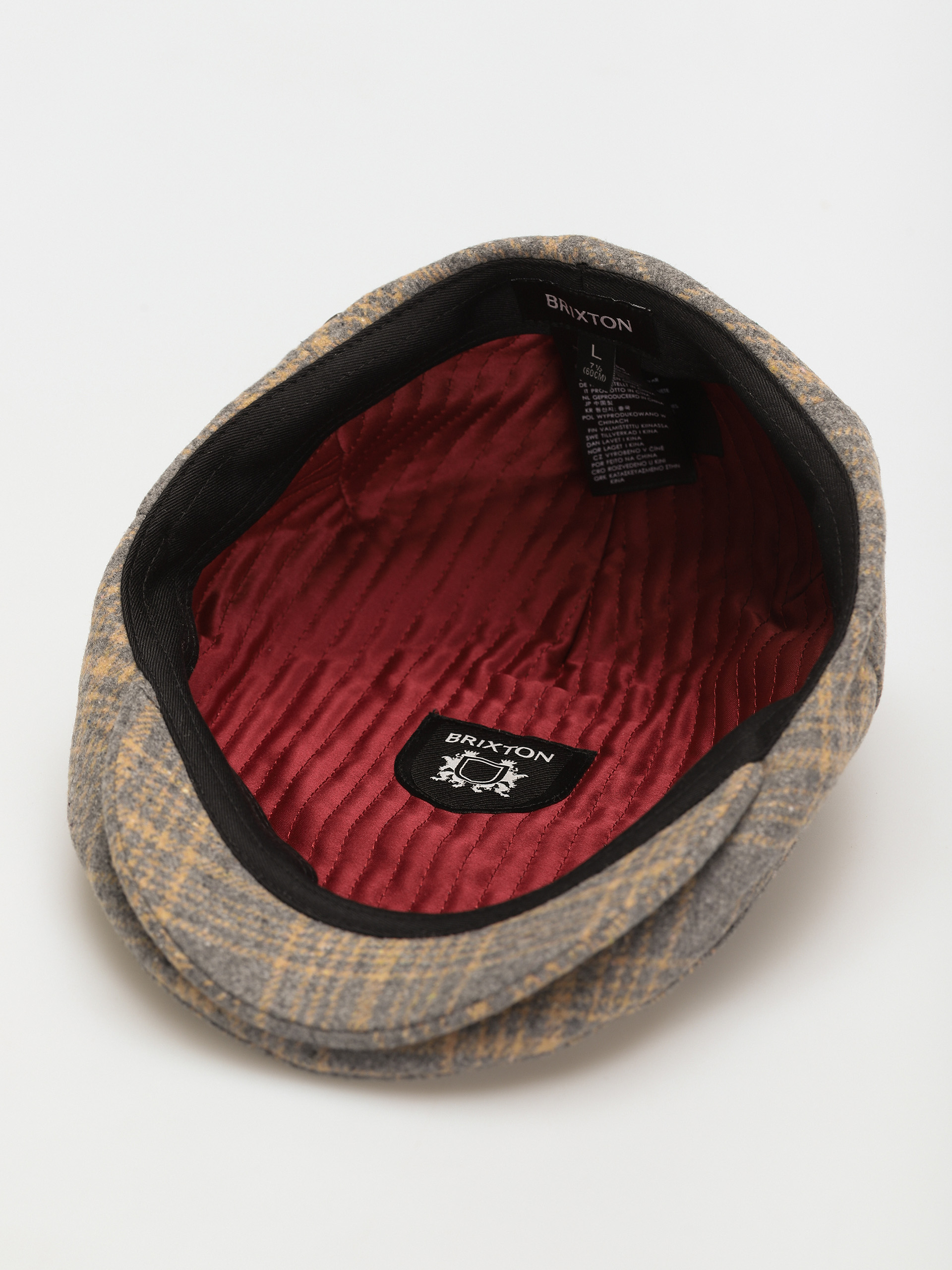 Brixton Hooligan Snap Cap Flat cap (mojave/grey plaid)