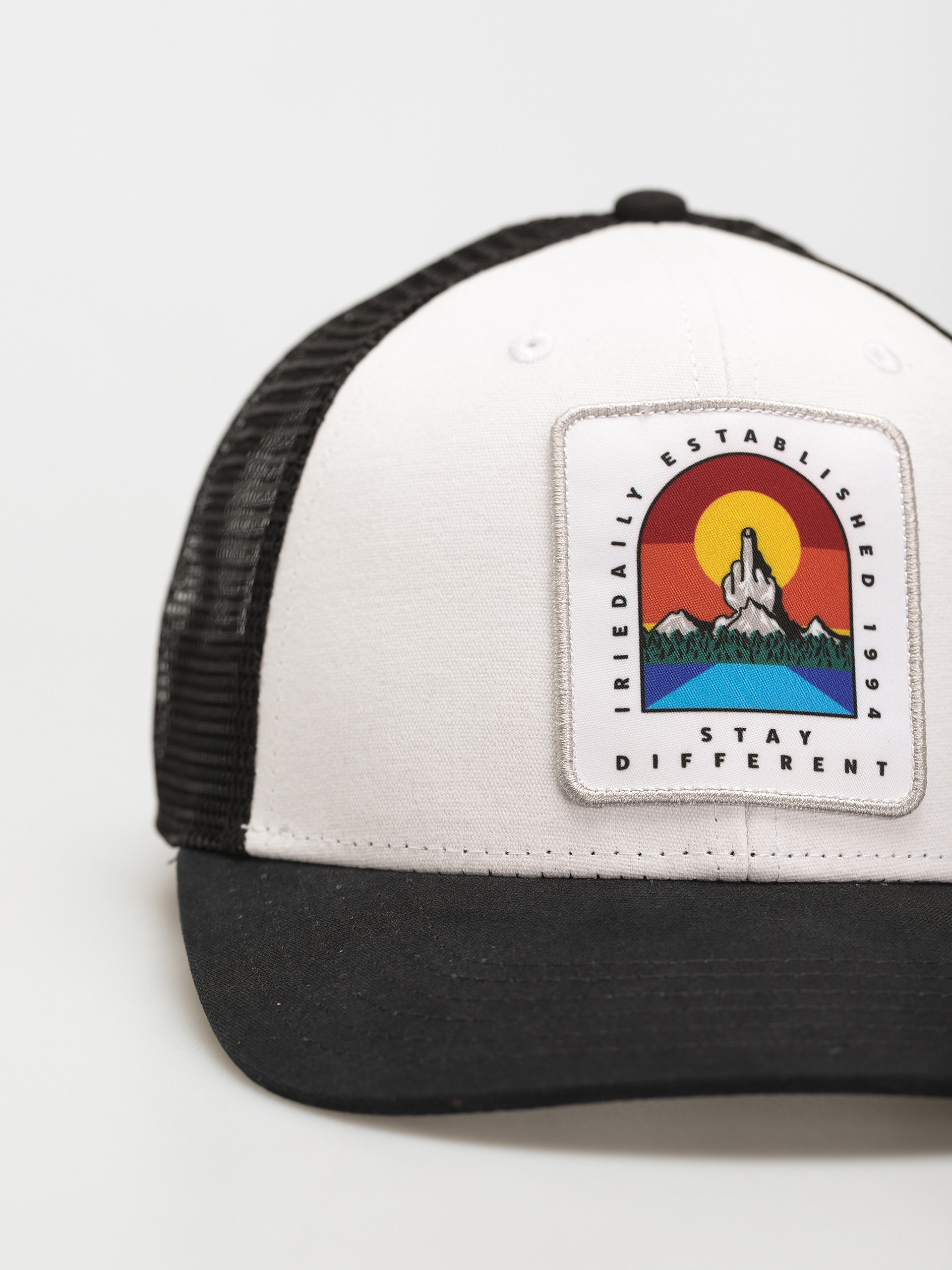 Iriedaily Stonefinger Baseball sapka (black white)