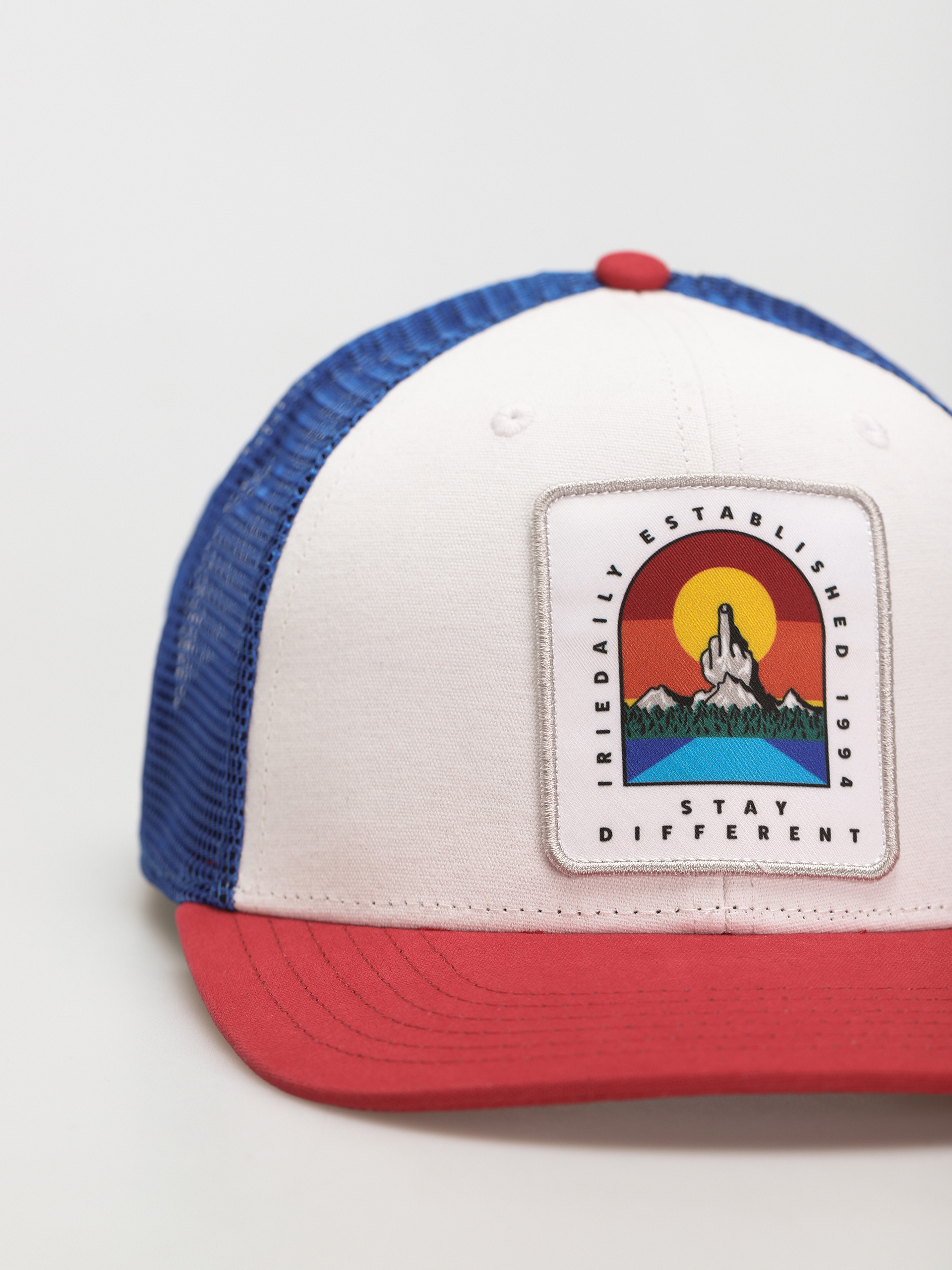 Iriedaily Stonefinger Baseball sapka (navy red)