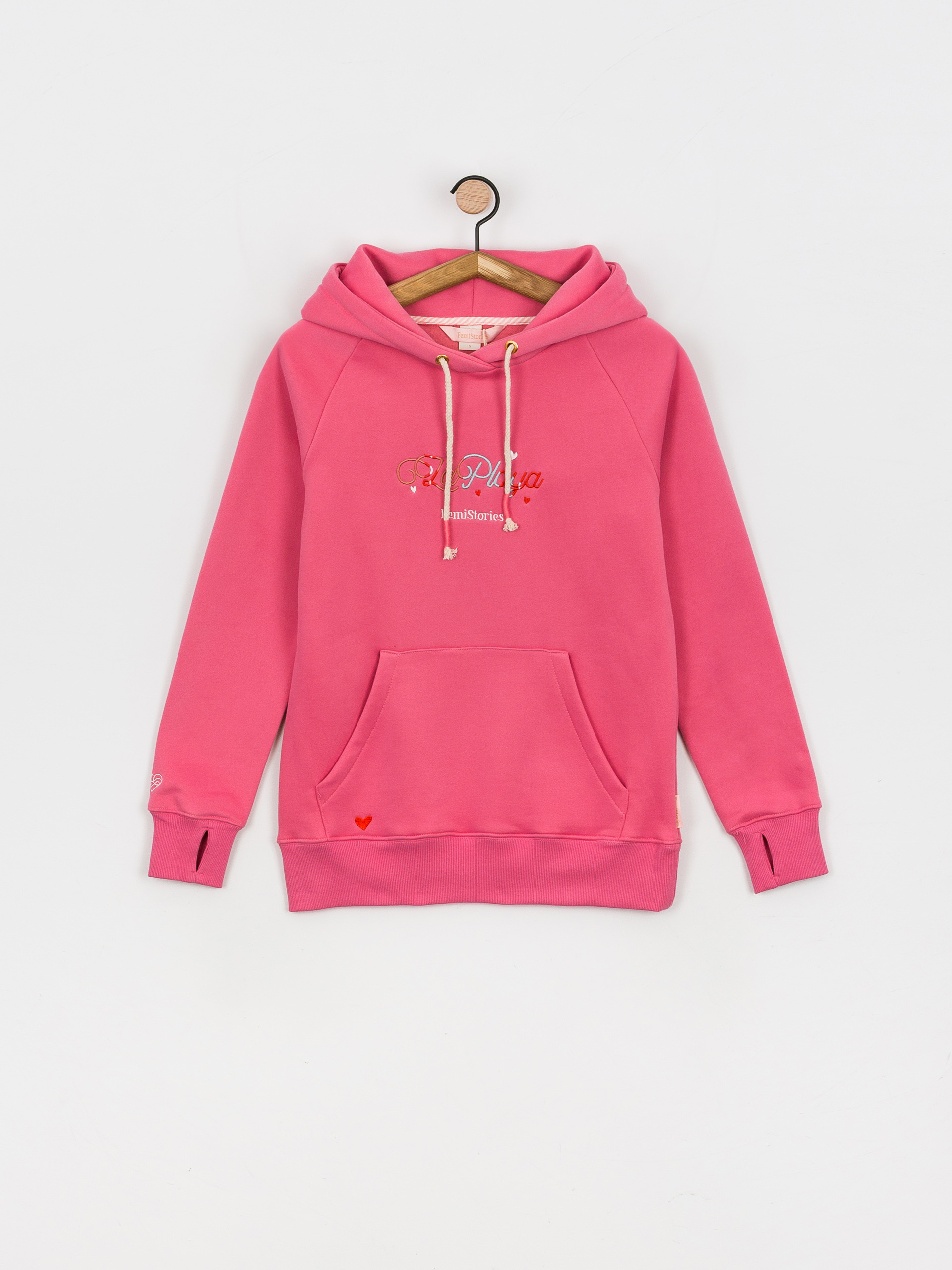 Femi Stories Shelly HD Kapucnis pulóver Wmn (mpnk)
