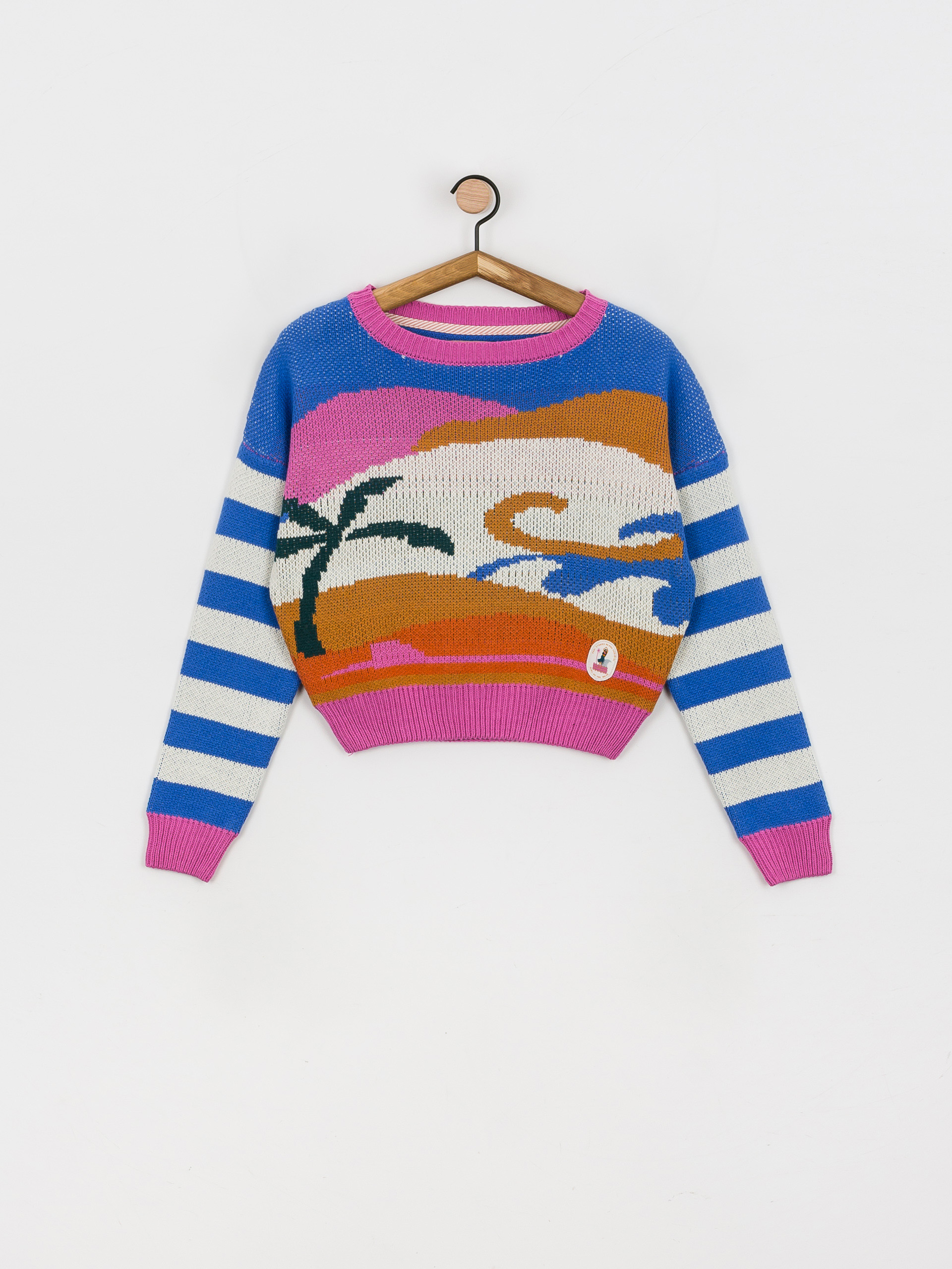 Femi Stories Pilo Pulóver Wmn (blu)