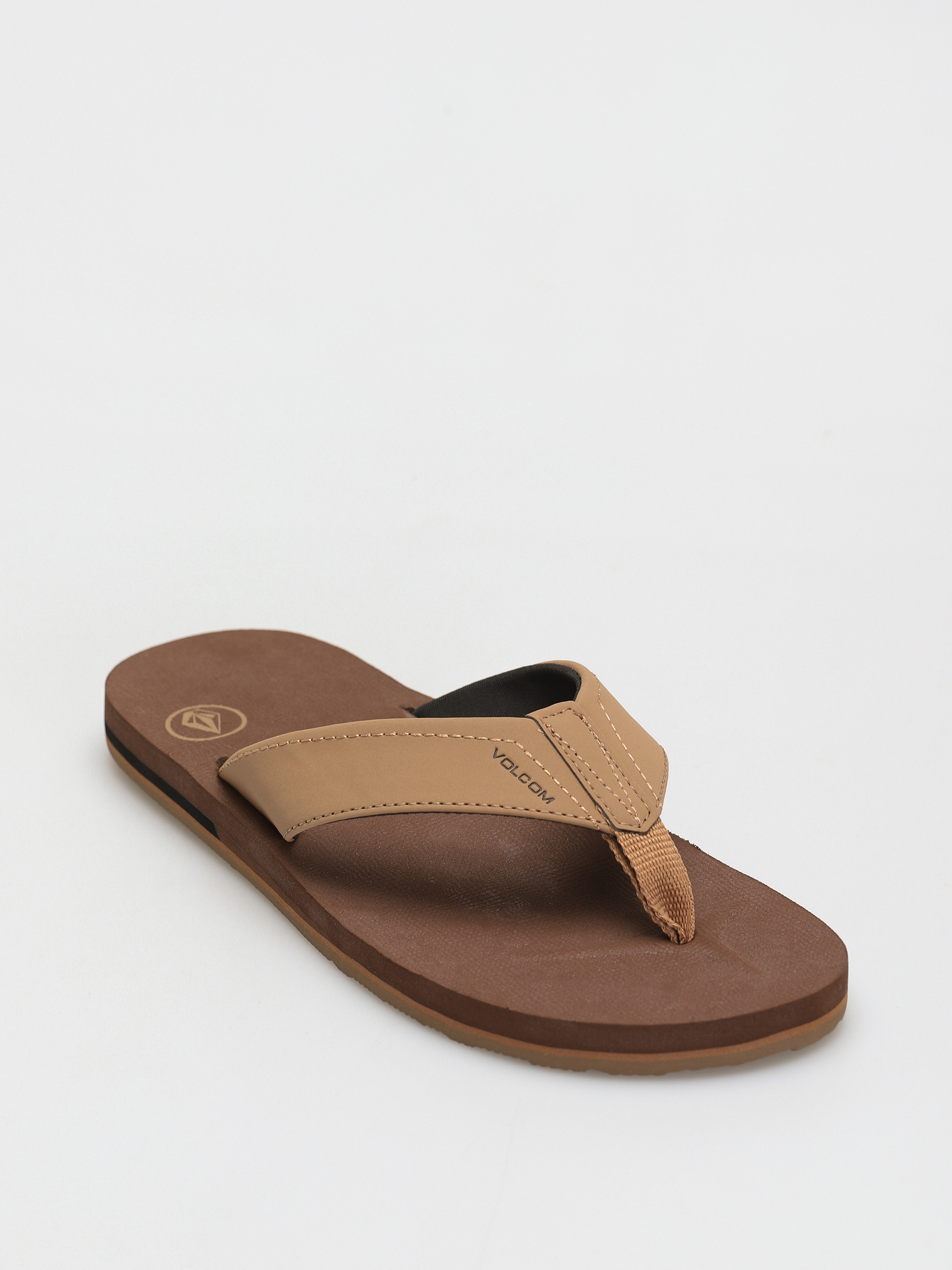 Volcom Victor Flip-flop papucsok (brown khaki)