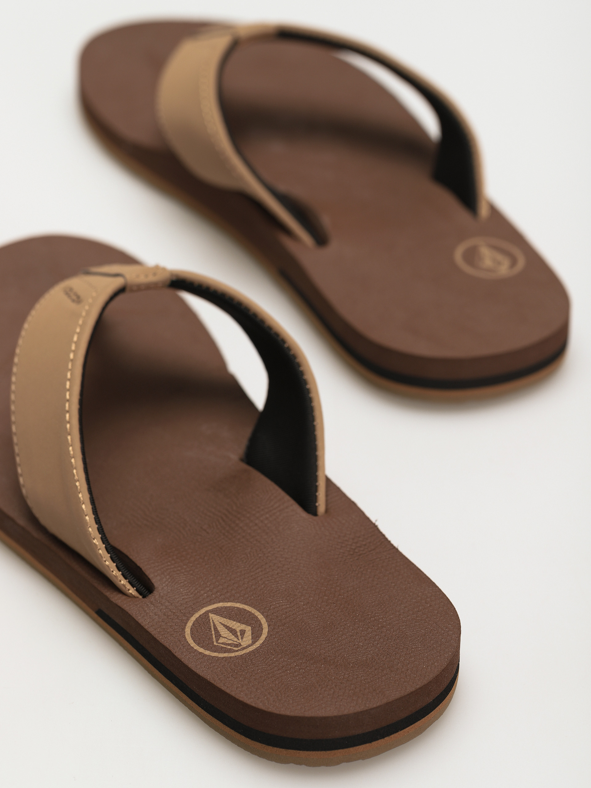 Volcom Victor Flip-flop papucsok (brown khaki)