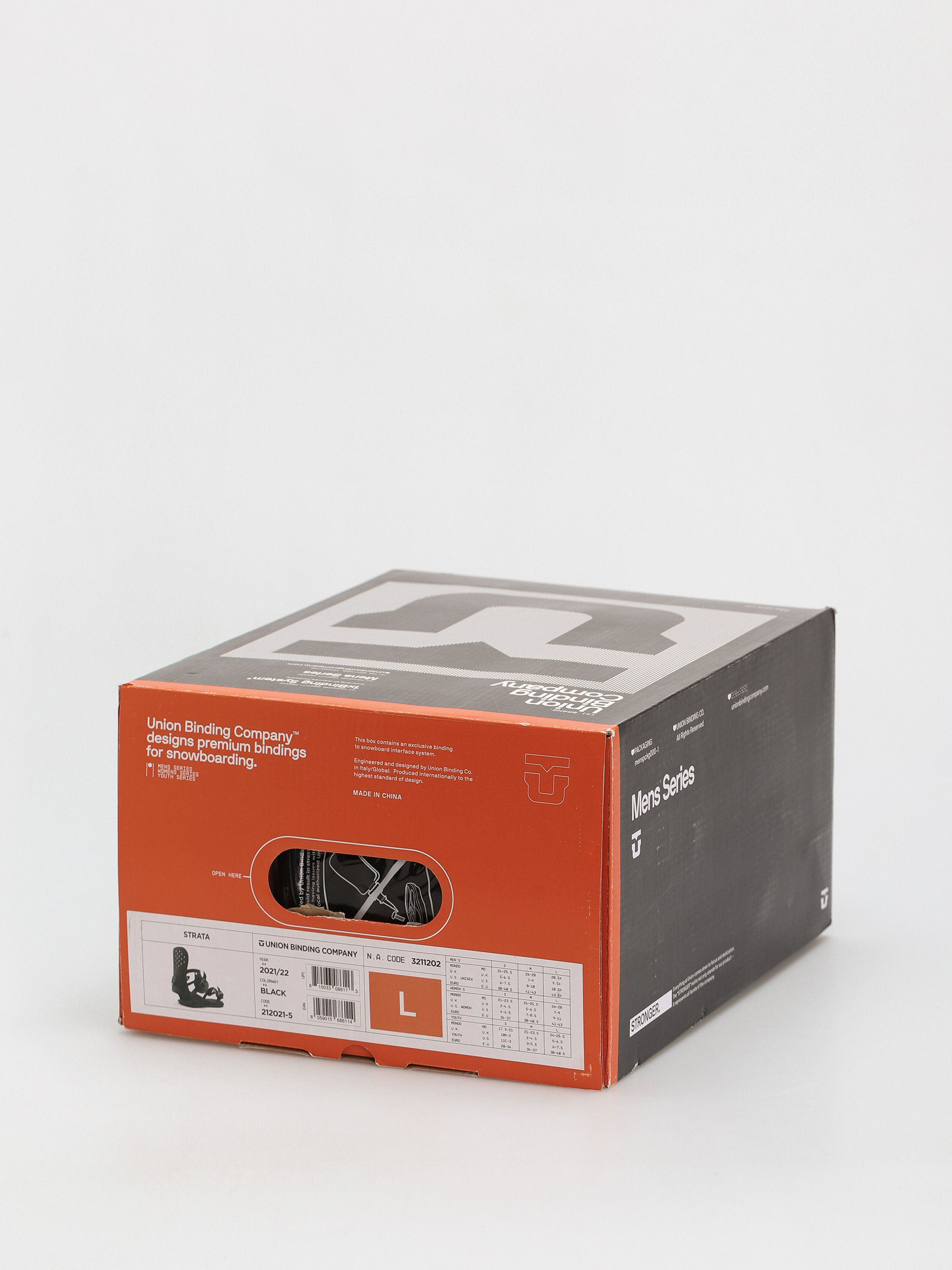 Férfi Union Strata Snowboard kötés (black)