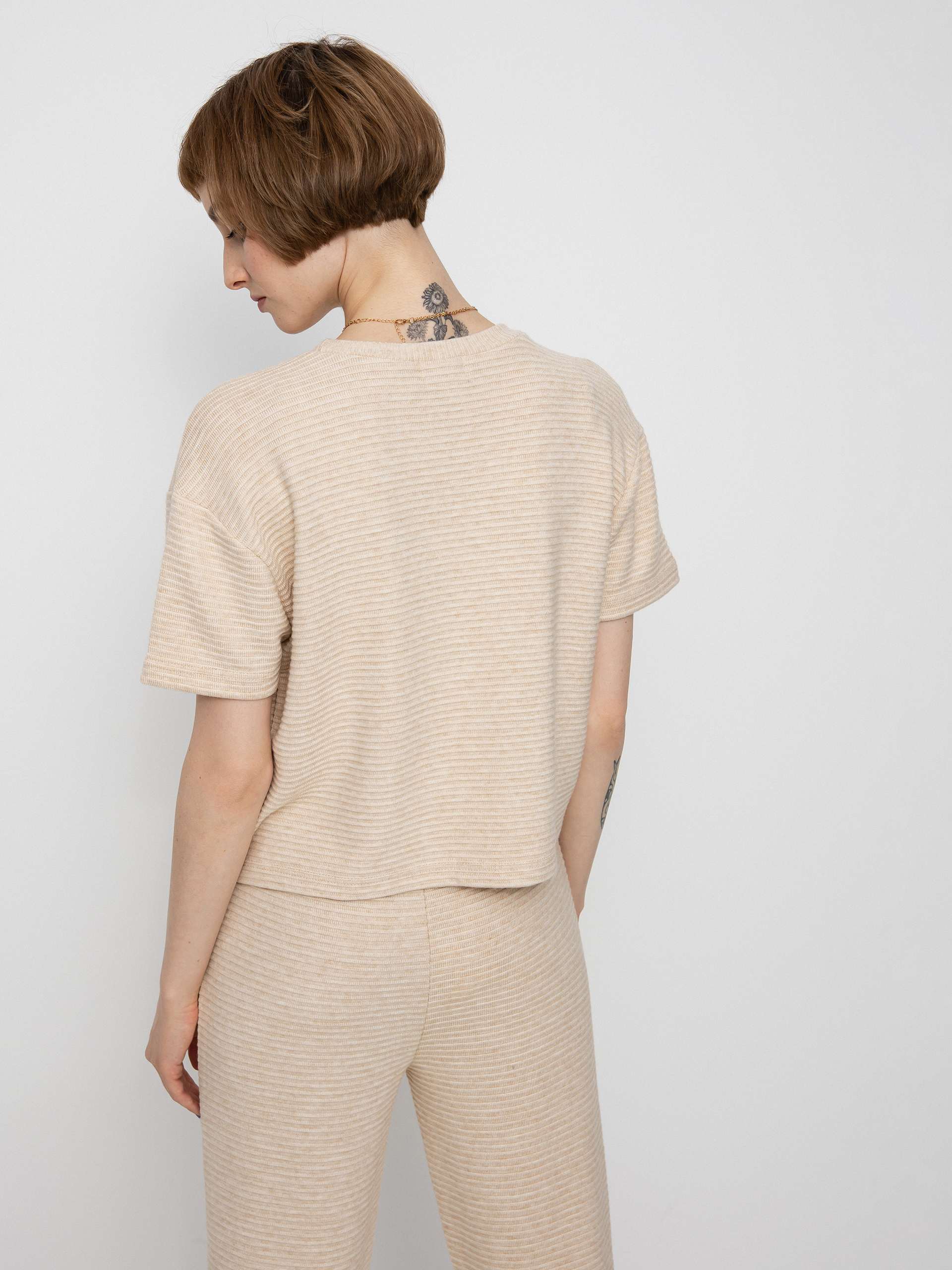 Brixton Bandera Boxy Top póló Wmn (heather soft pink)