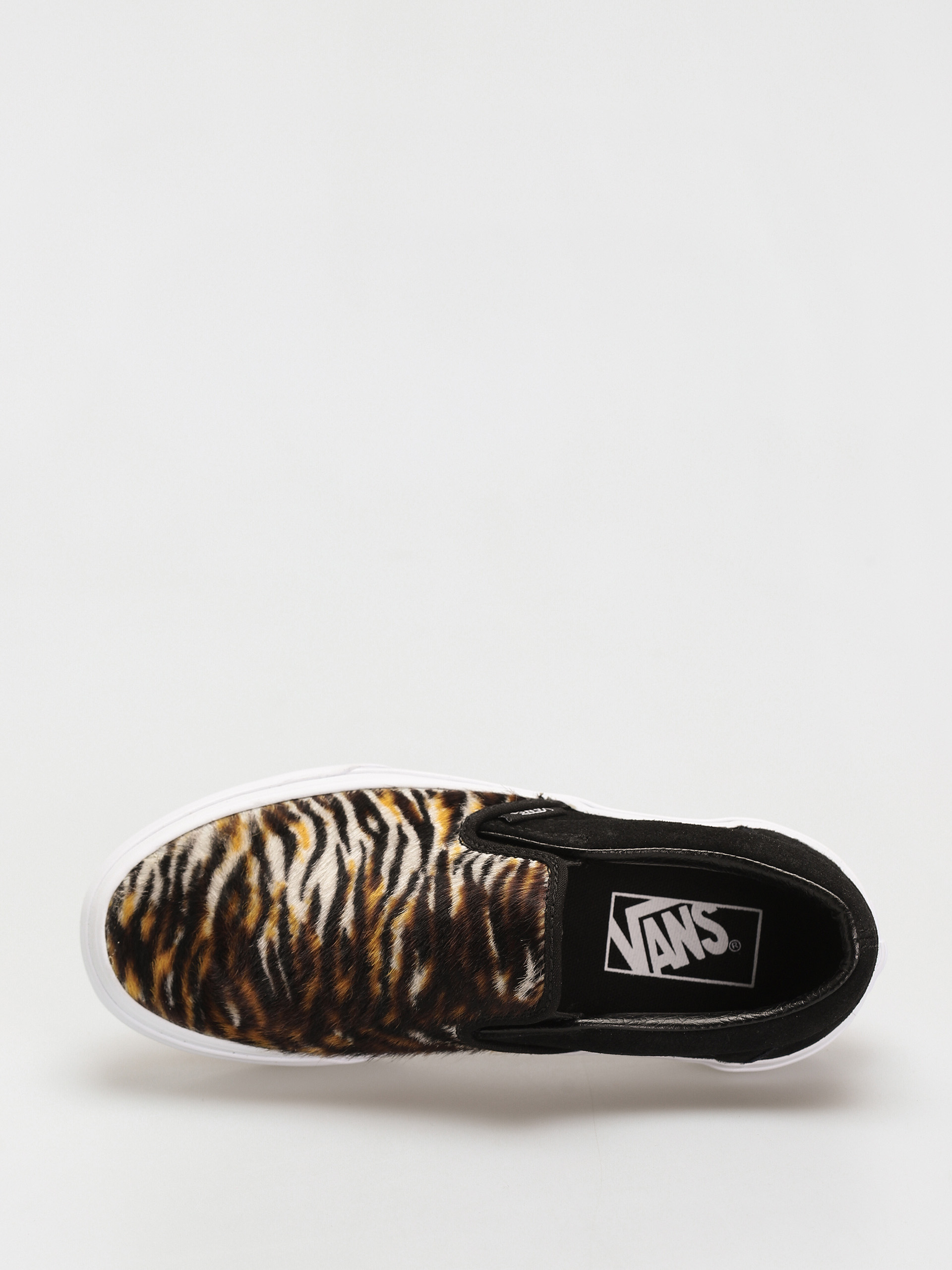 Vans Classic Slip On Cipők (soft suede/black/tiger)