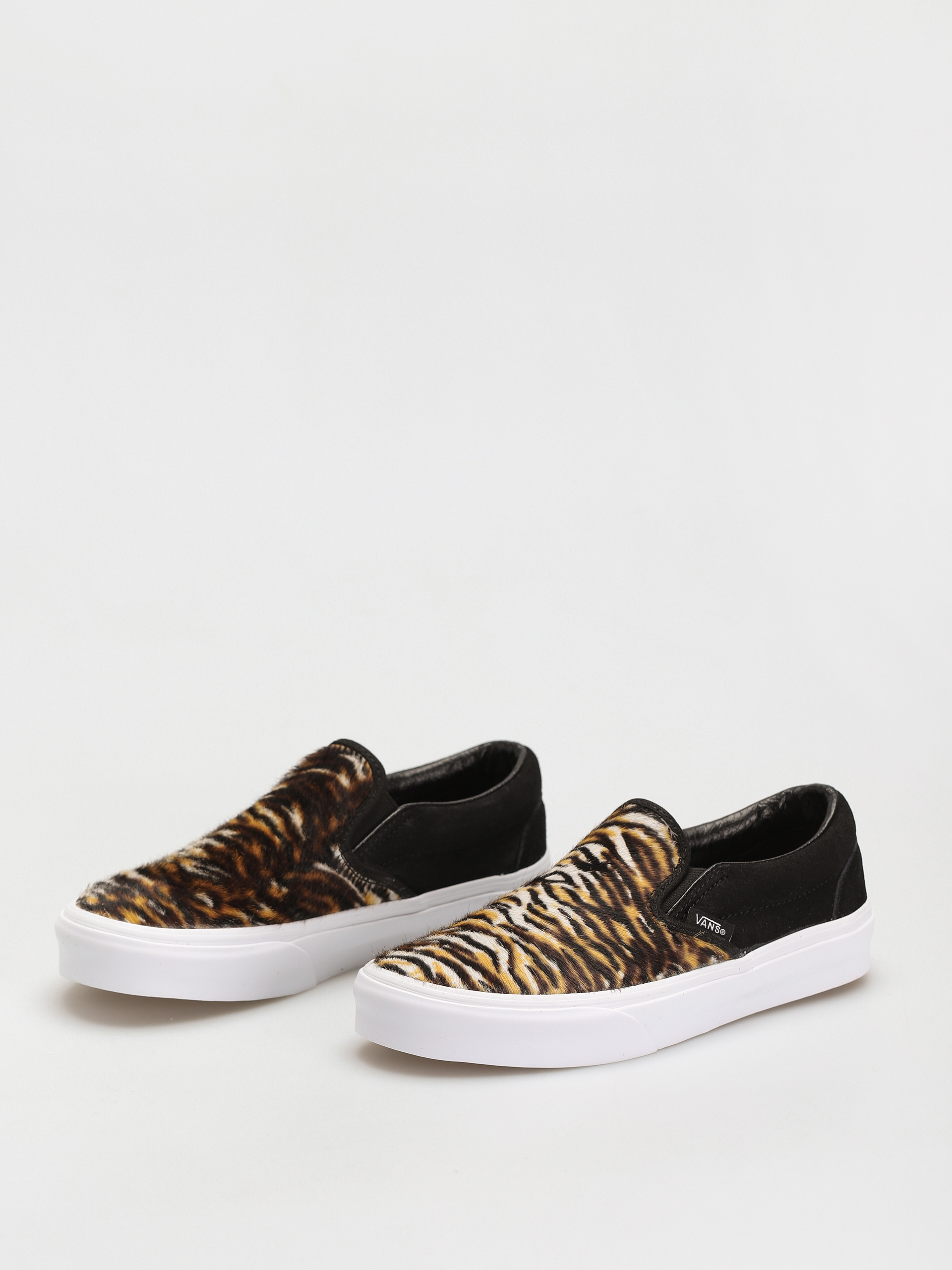 Vans Classic Slip On Cipők (soft suede/black/tiger)