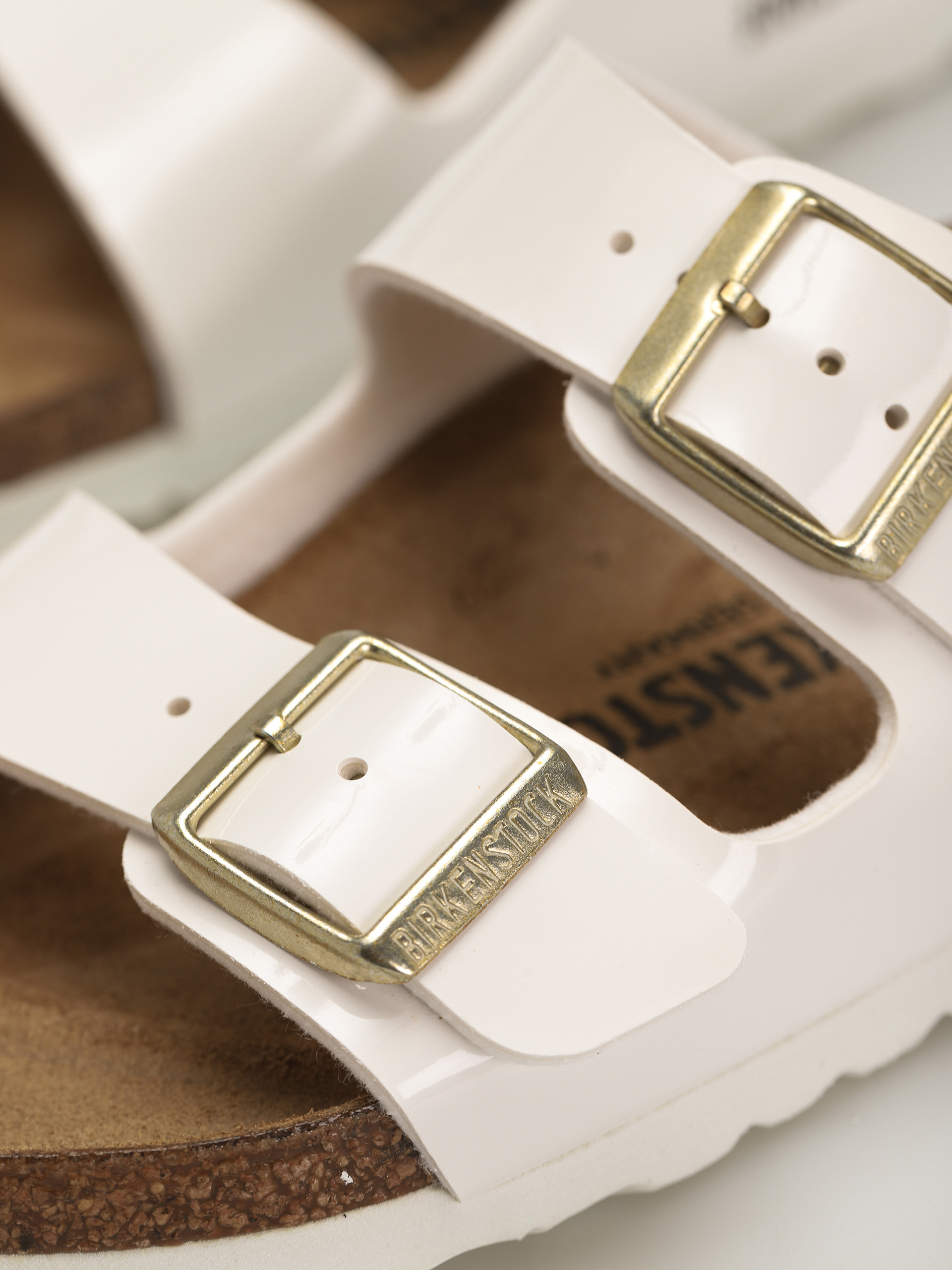 Birkenstock Arizona Narrow Flip-flop papucsok Wmn (patent white)