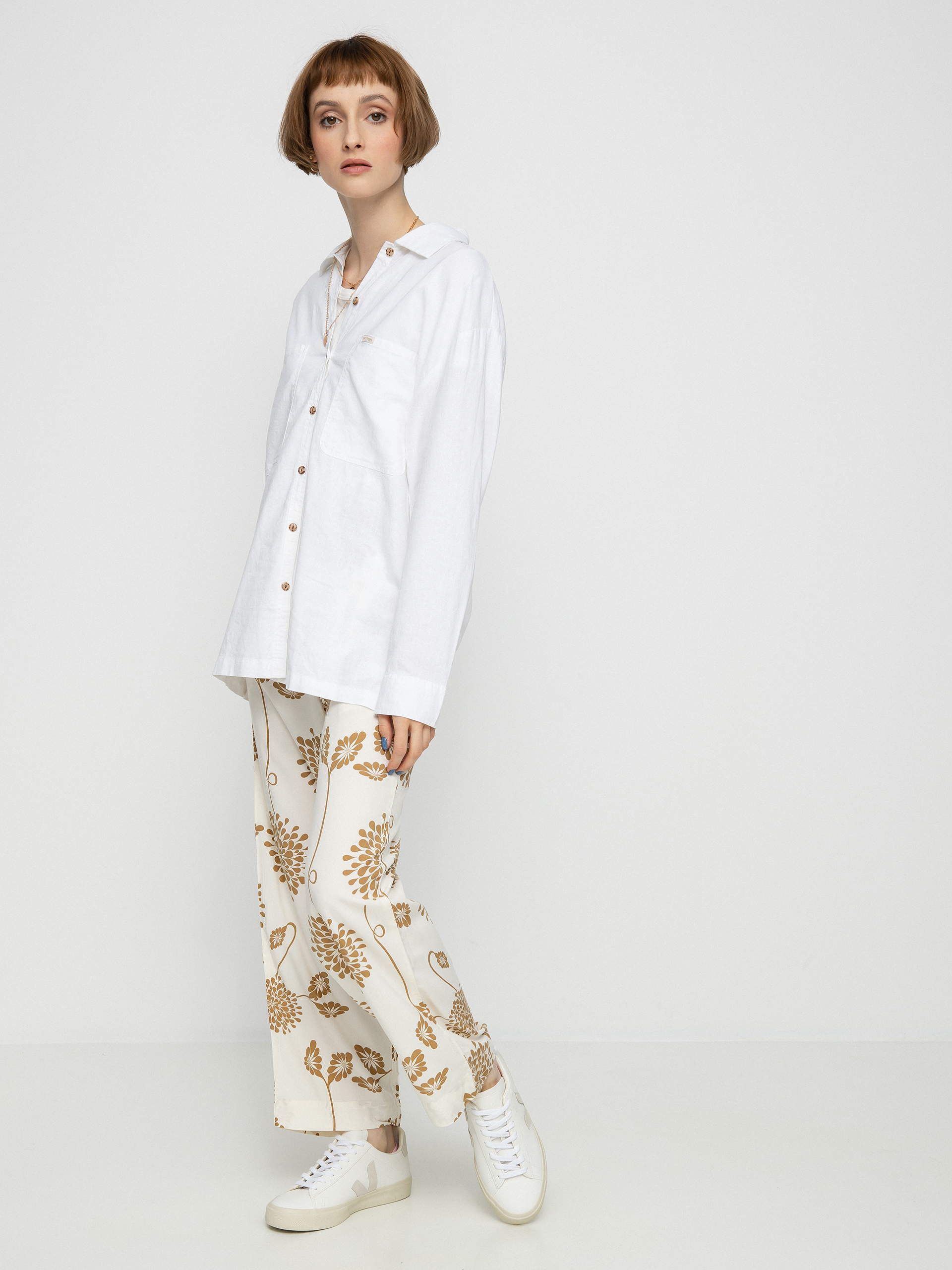 Brixton Bowery Overshirt Ing Wmn (white)