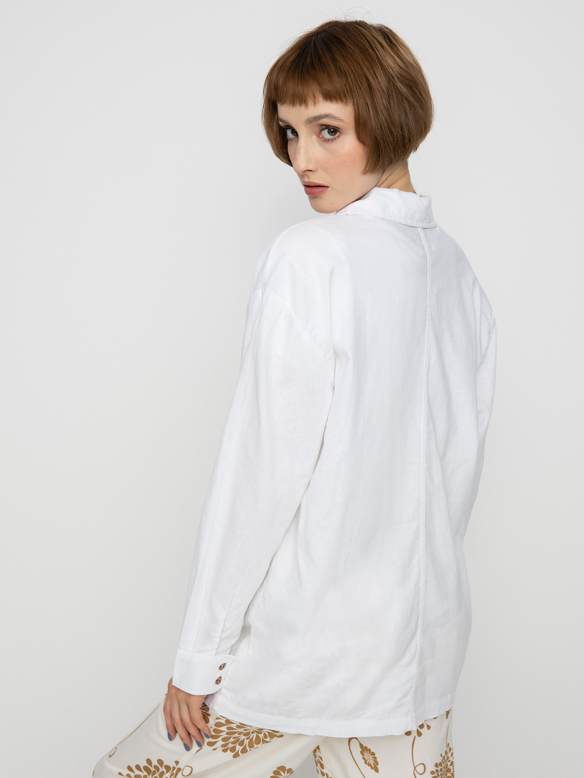 Brixton Bowery Overshirt Ing Wmn (white)