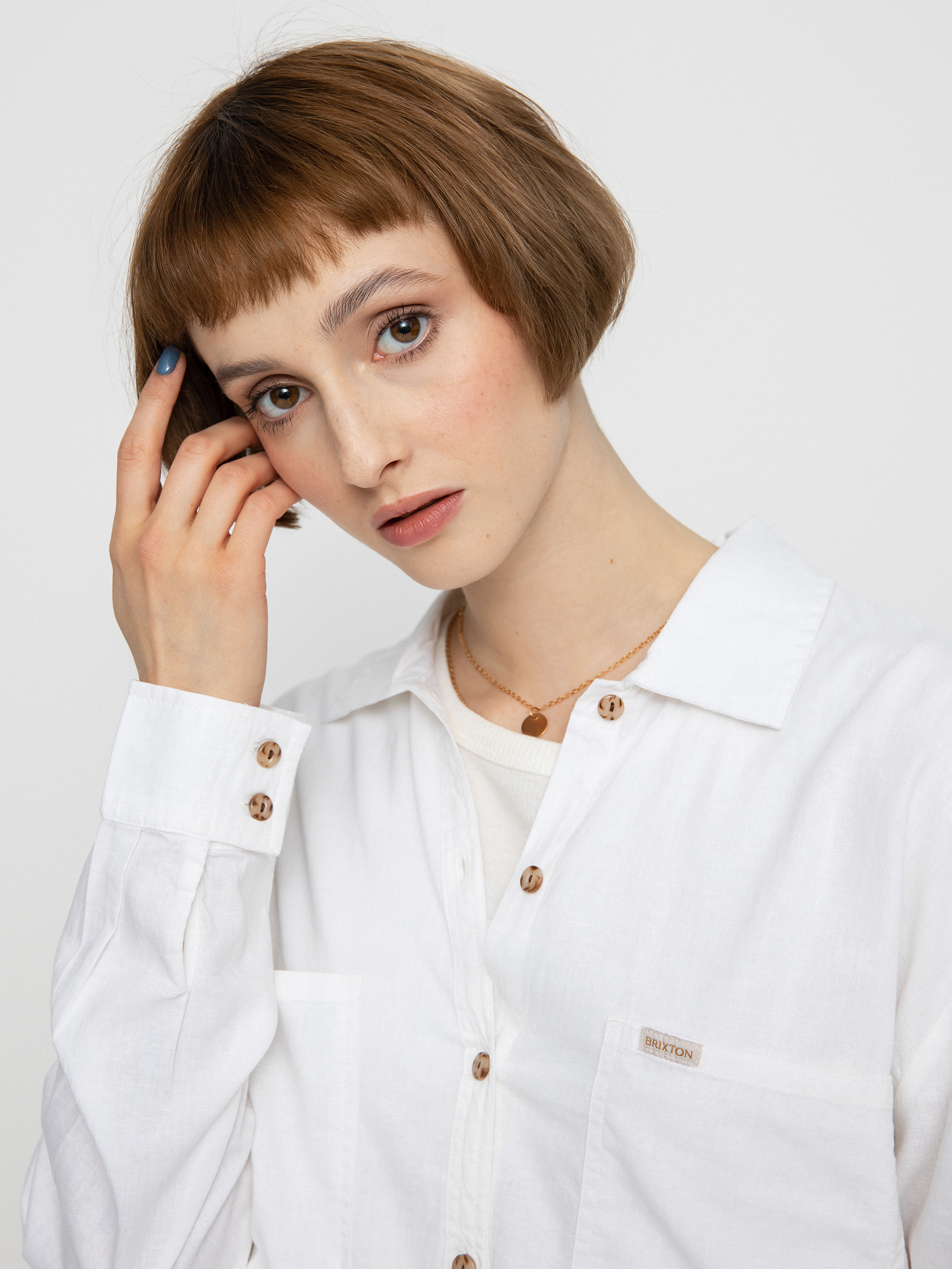 Brixton Bowery Overshirt Ing Wmn (white)