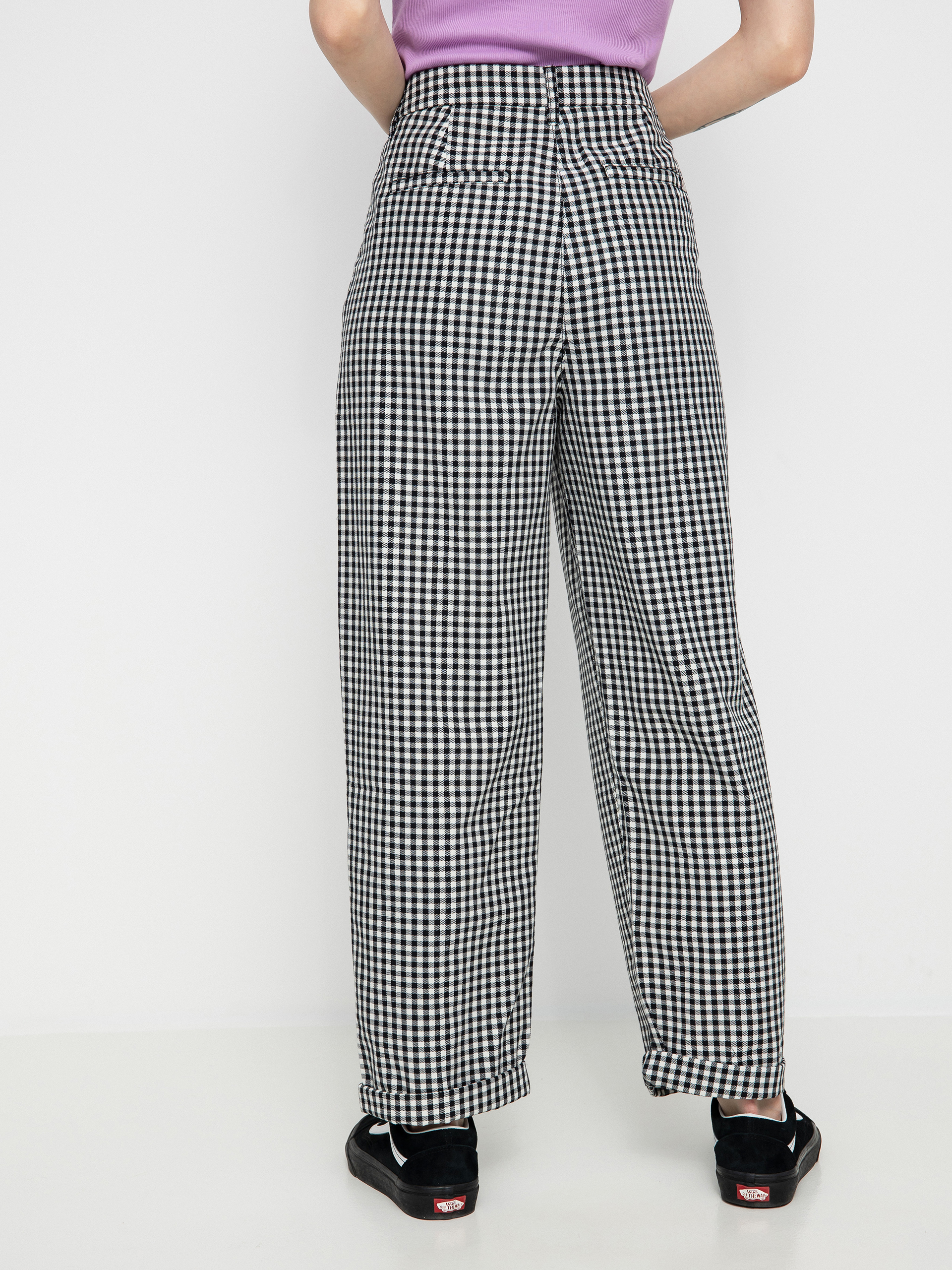 Brixton Victory Trouser Kisnadrág Wmn (black gingham)