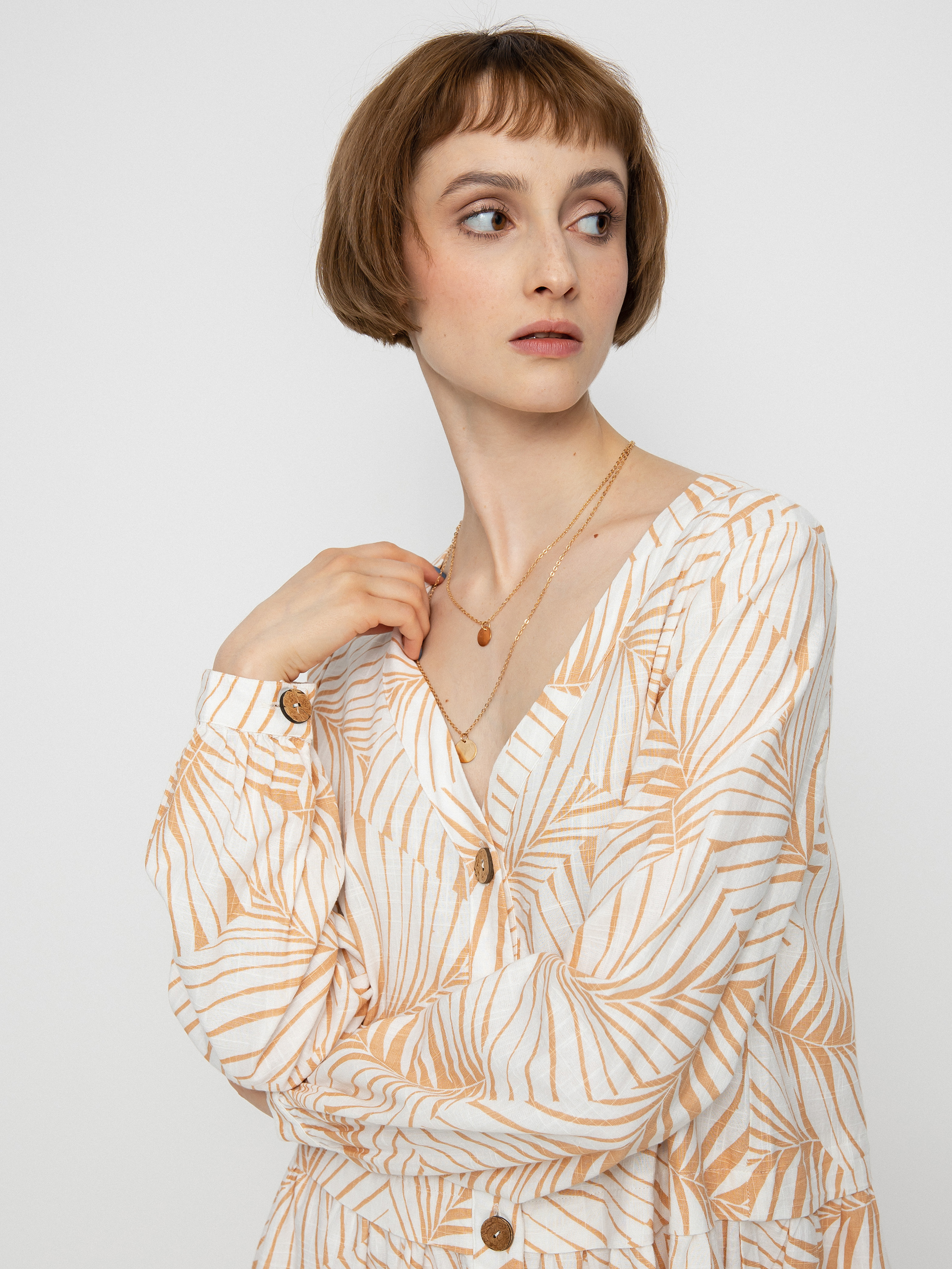 Roxy Wishing Girl Ruha Wmn (toast palm tree dreams)