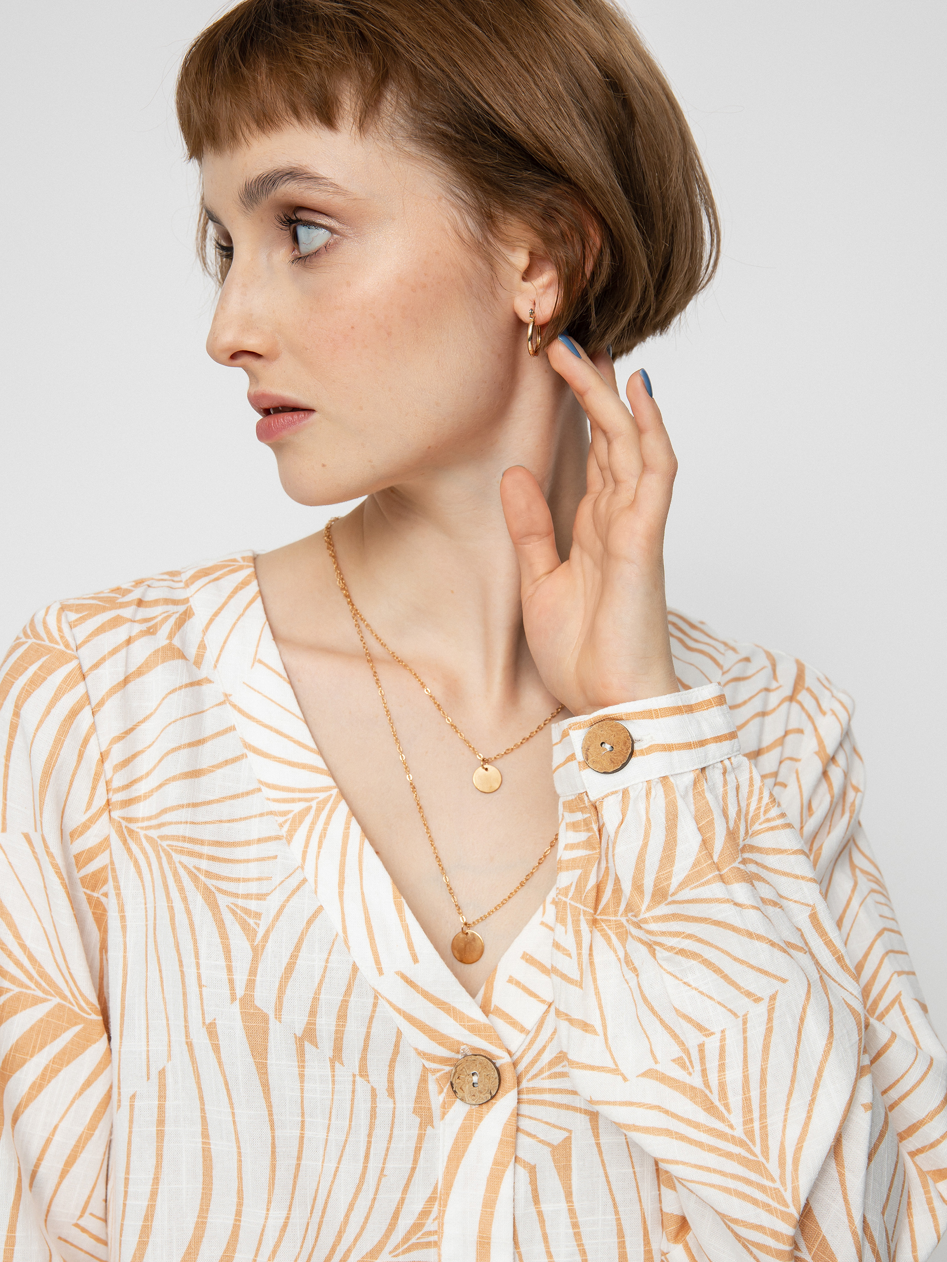 Roxy Wishing Girl Ruha Wmn (toast palm tree dreams)