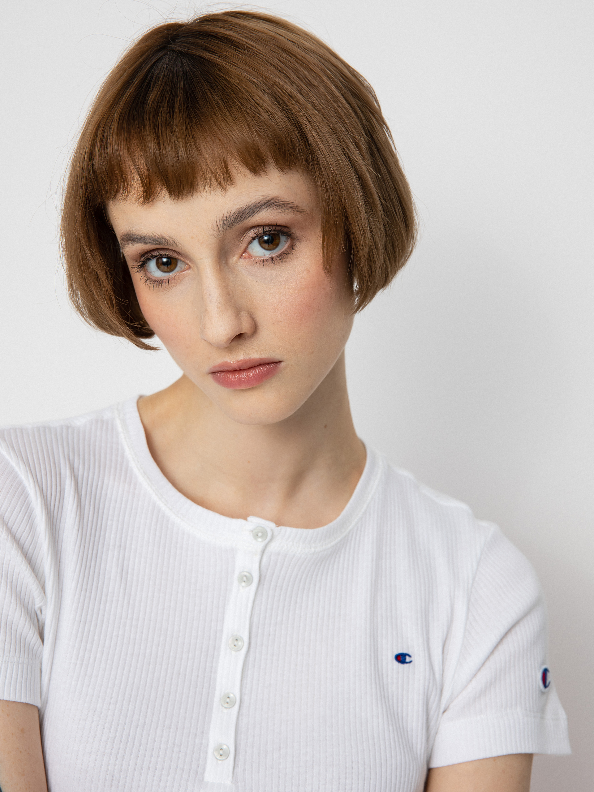 Champion Crewneck T-Shirt 115156 póló Wmn (wht)