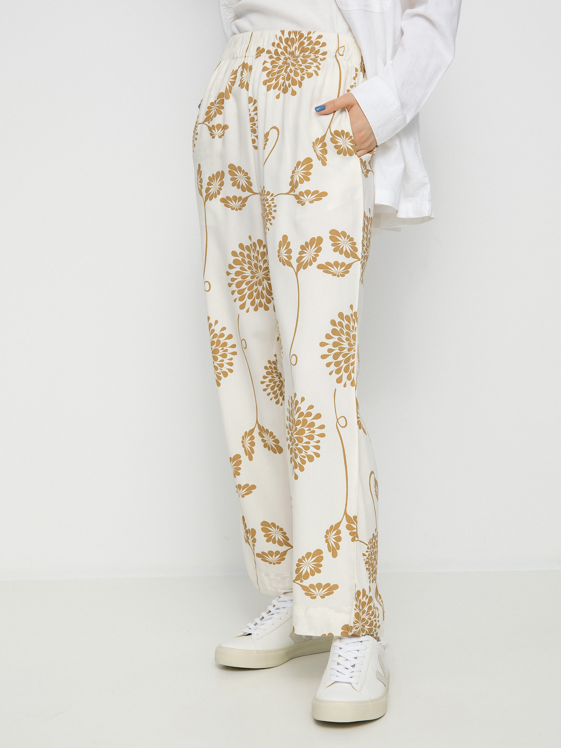 Brixton Garden Floral Crop Kisnadrág Wmn (dove)