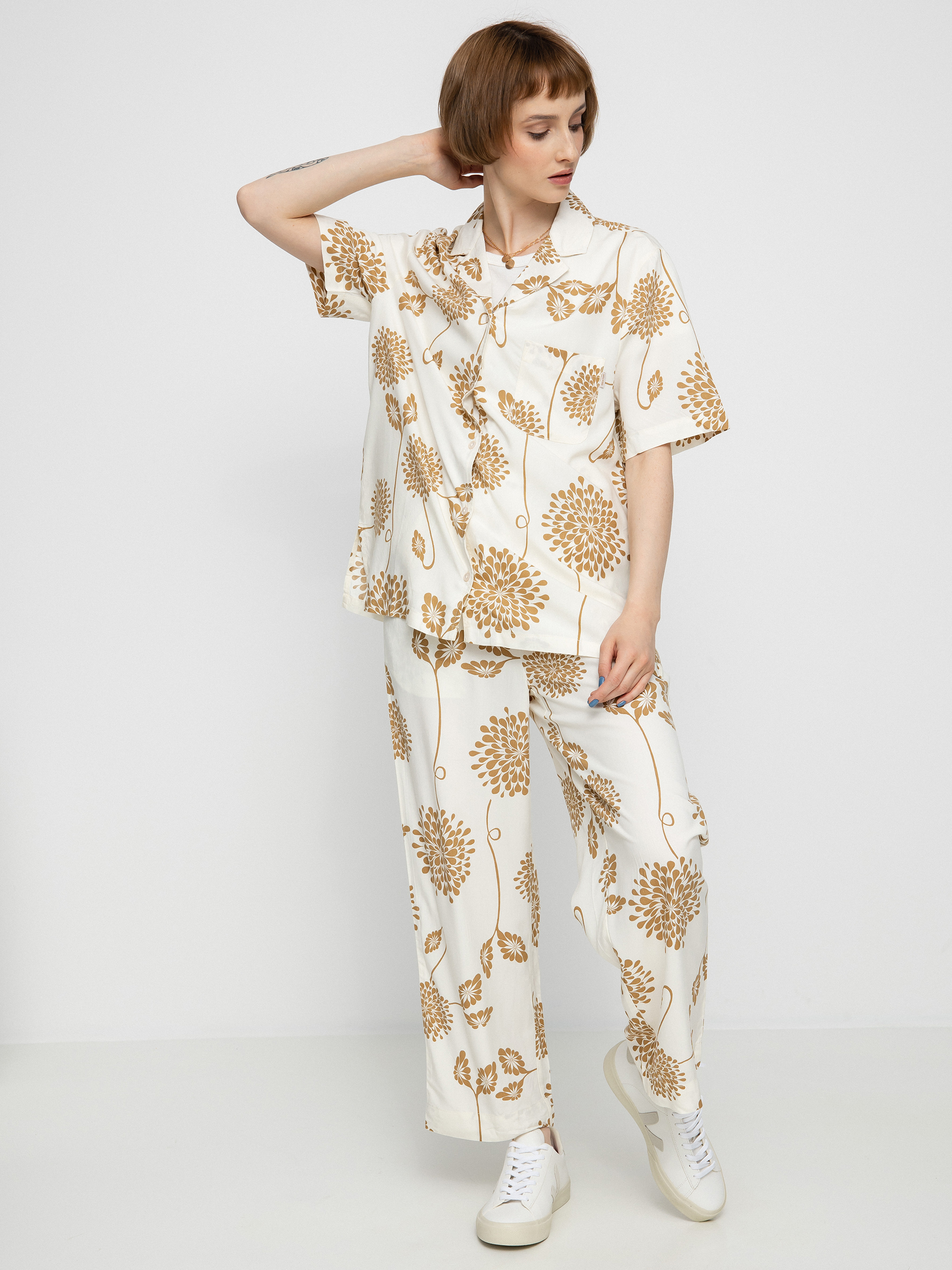 Brixton Garden Floral Crop Kisnadrág Wmn (dove)