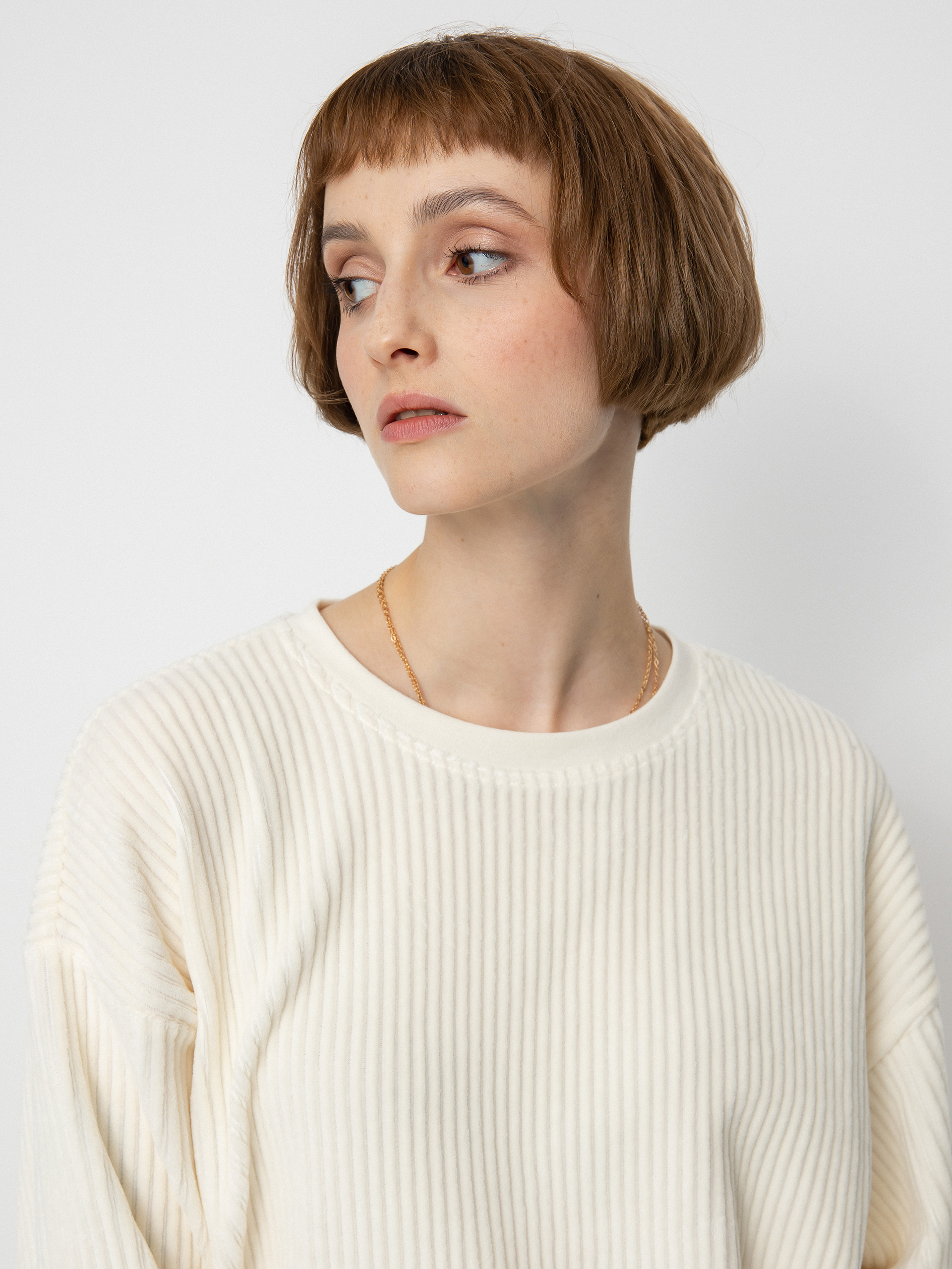 Brixton Dazed Crew Pulóver Wmn (dove)