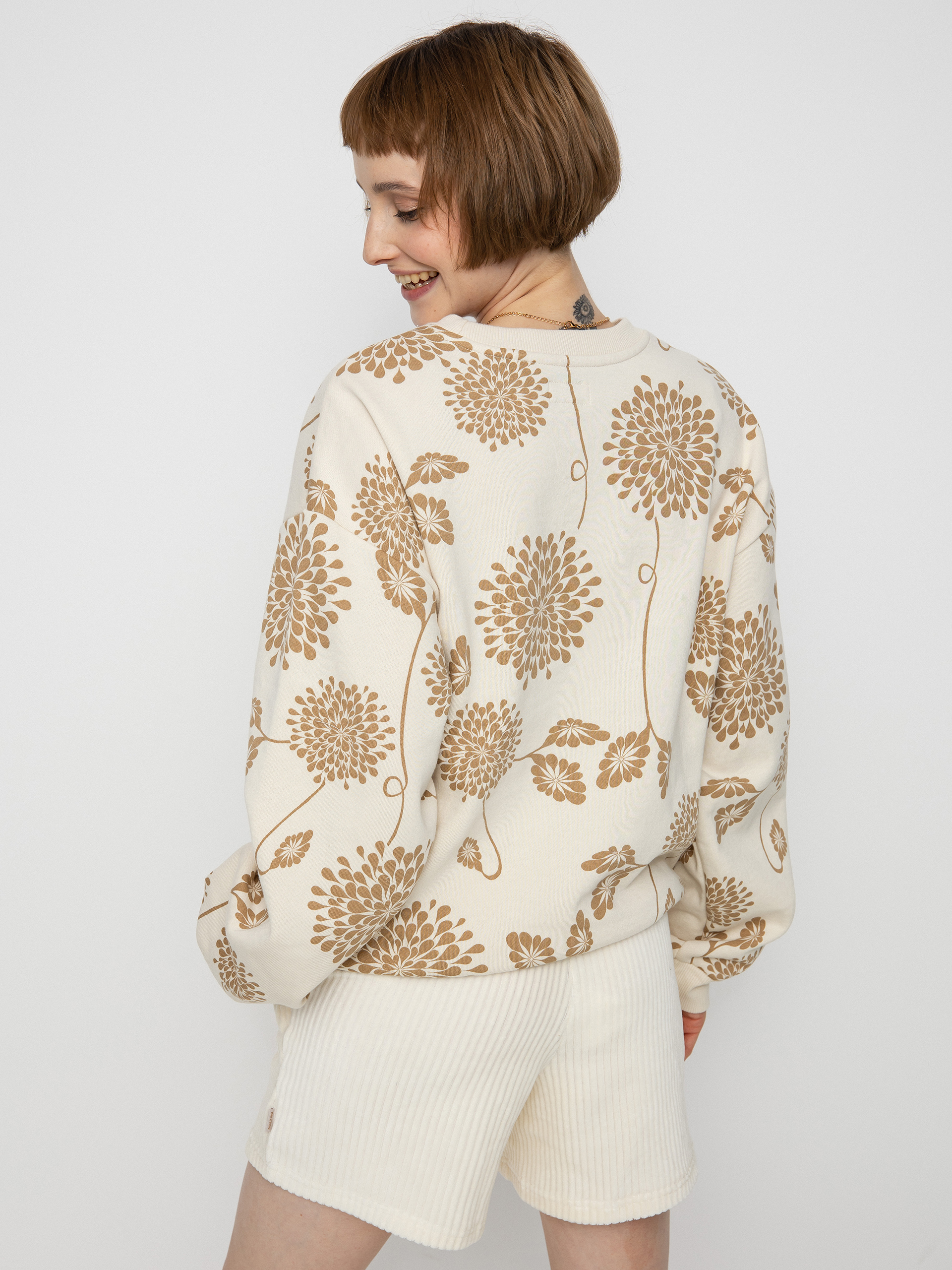 Brixton Weekender Crew Pulóver Wmn (dove)