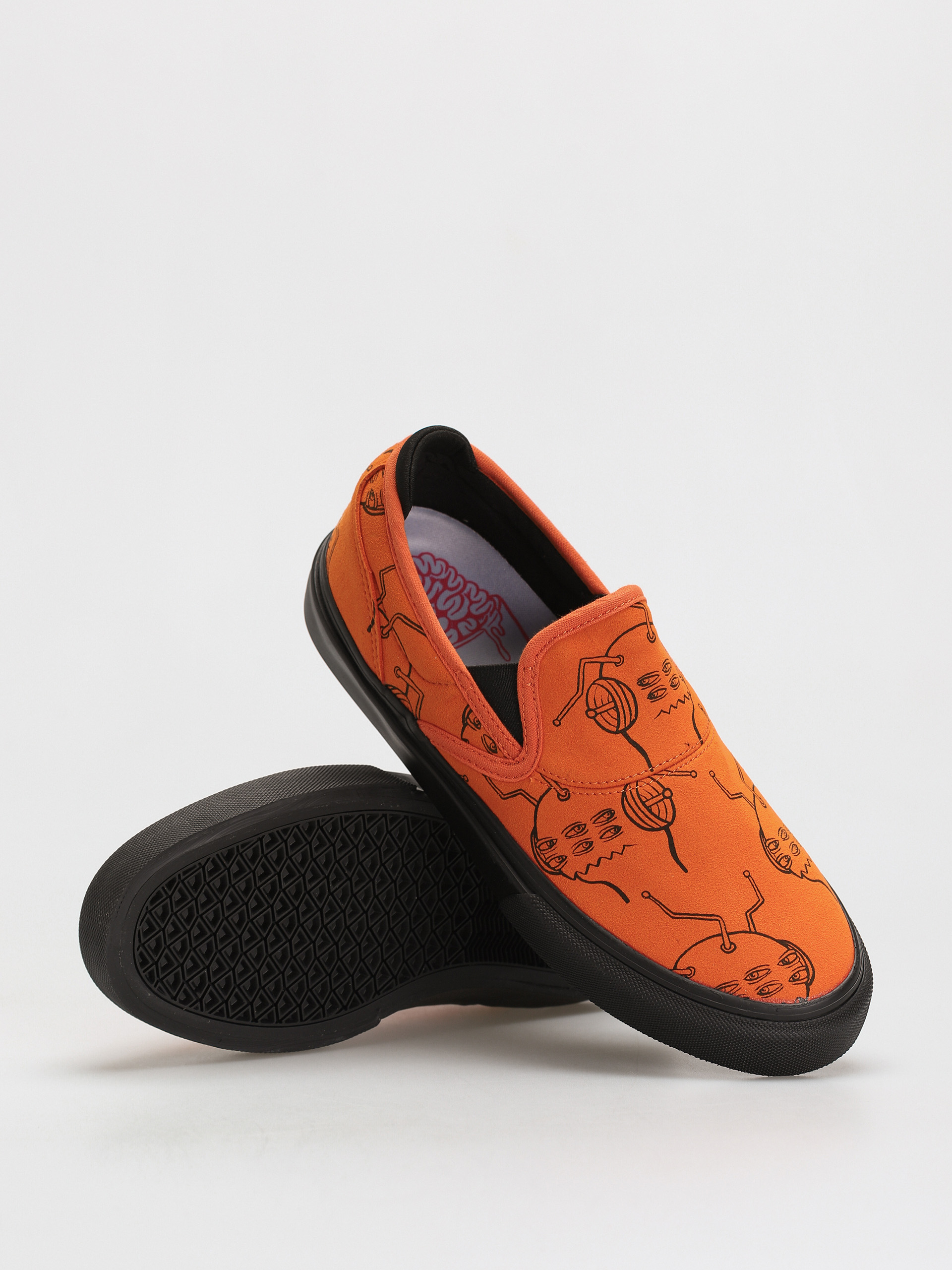 Emerica Wino G6 Slip On X Toy Machine Cipők (burnt orange)