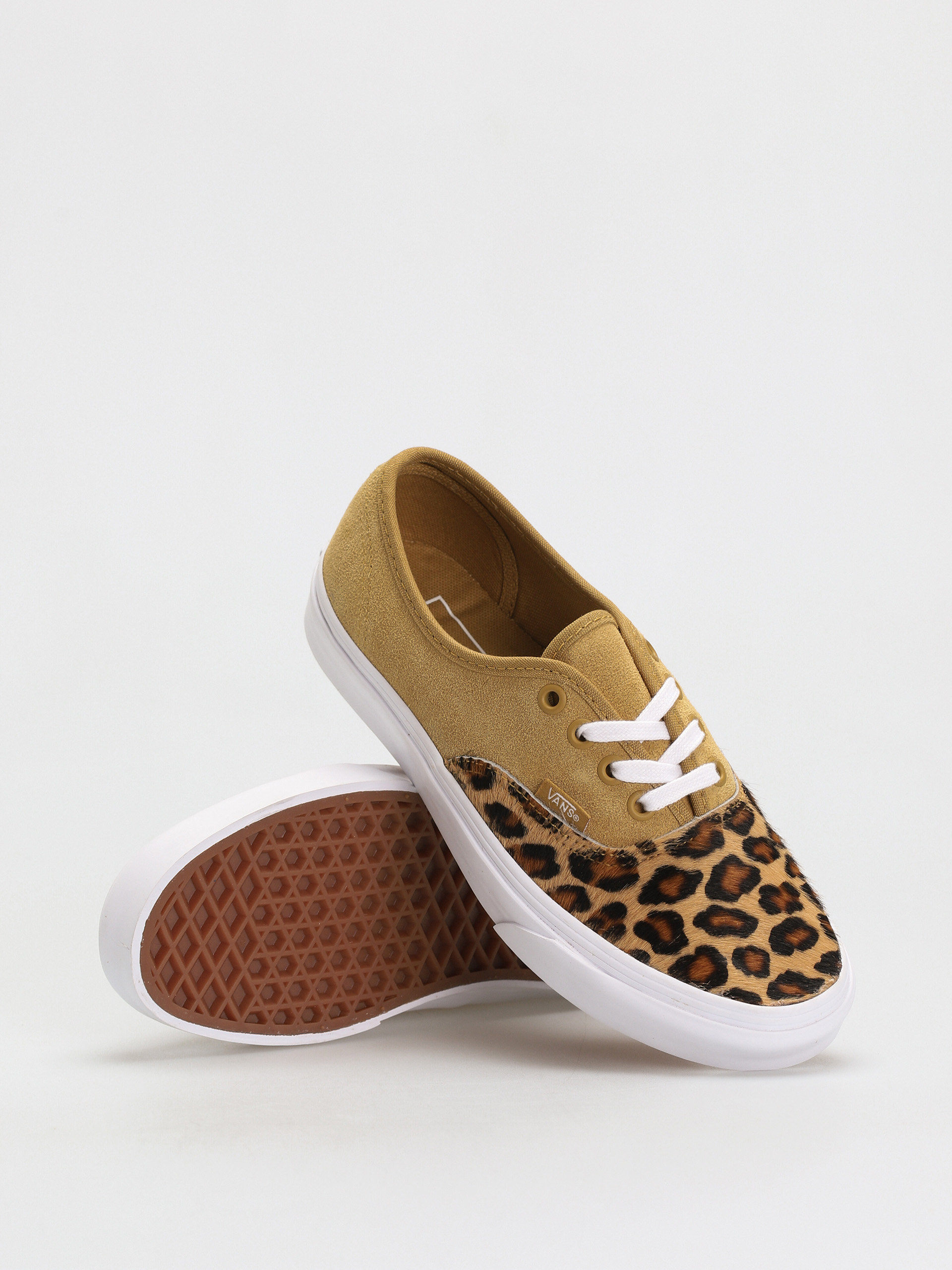 Vans Authentic Cipők (soft suede/mustard gold/leopard)