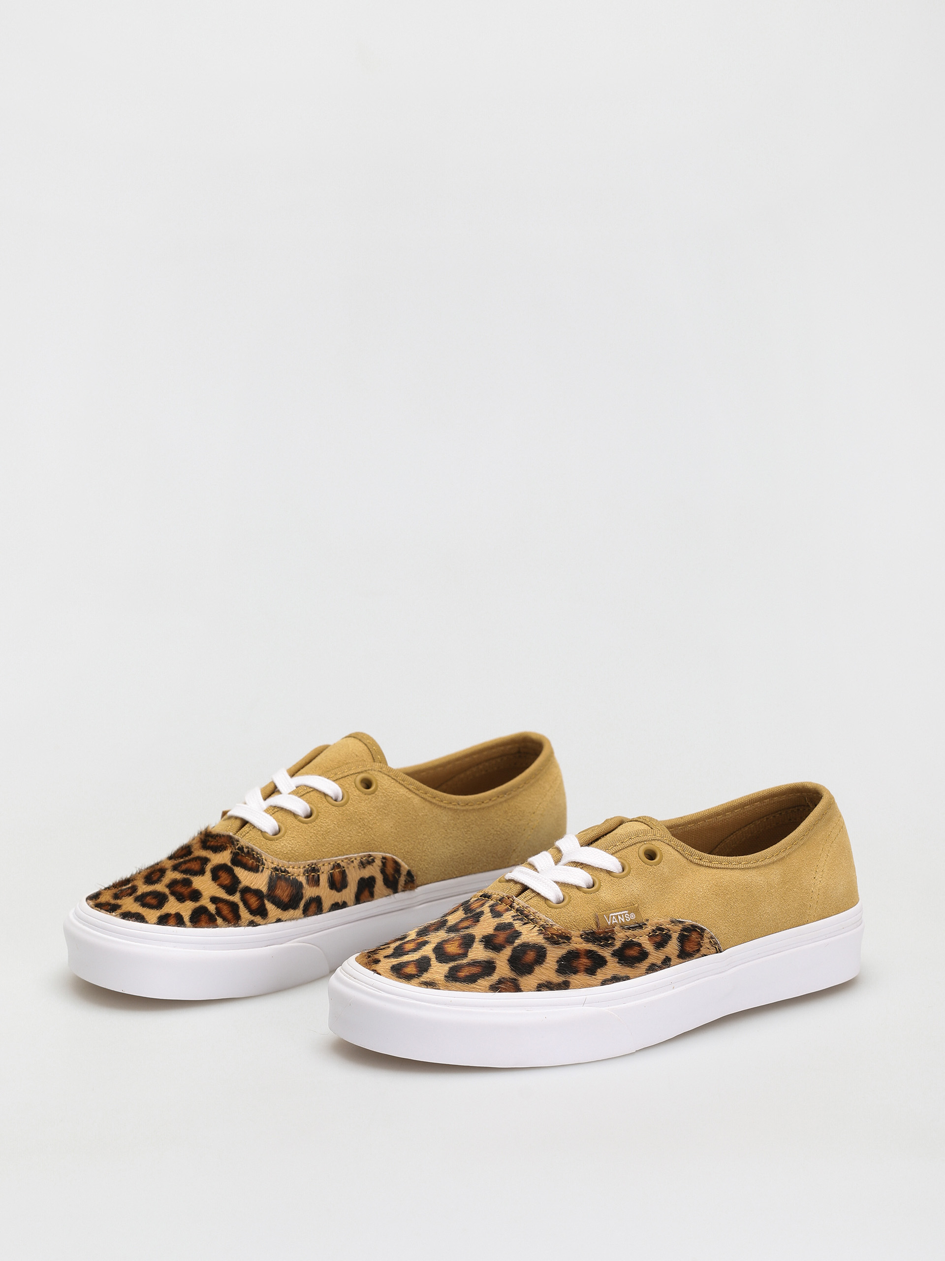 Vans Authentic Cipők (soft suede/mustard gold/leopard)
