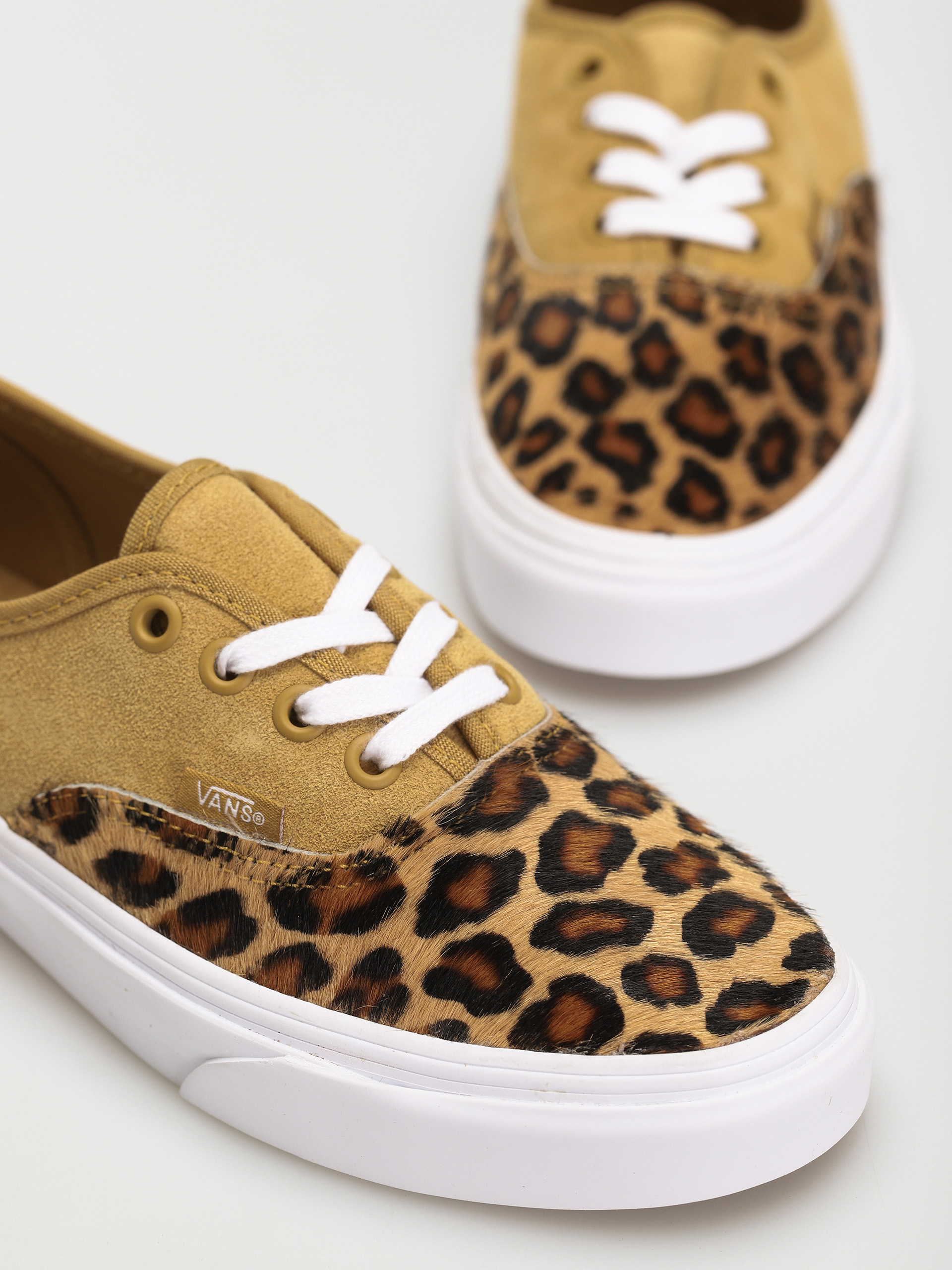 Vans Authentic Cipők (soft suede/mustard gold/leopard)