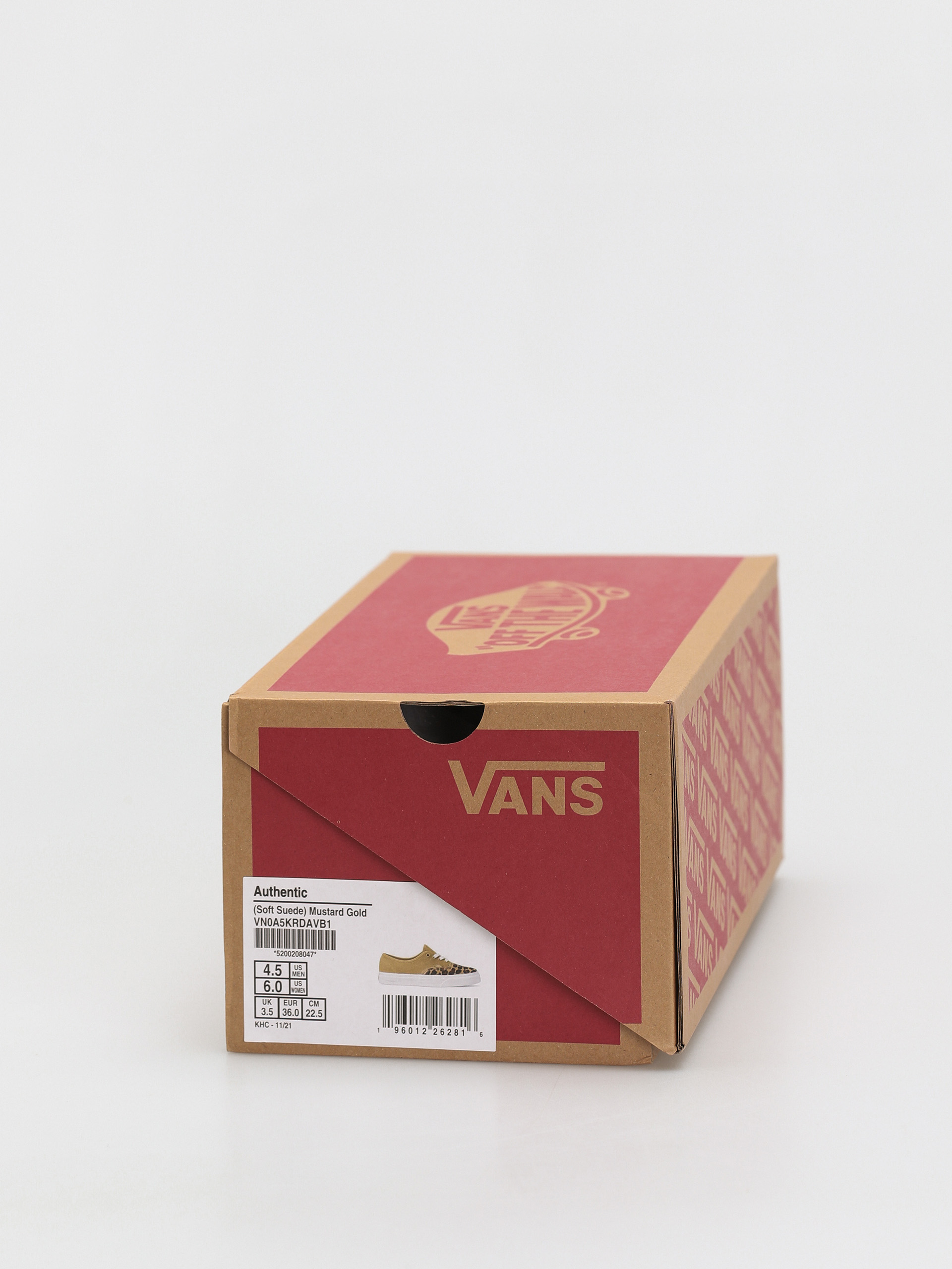 Vans Authentic Cipők (soft suede/mustard gold/leopard)