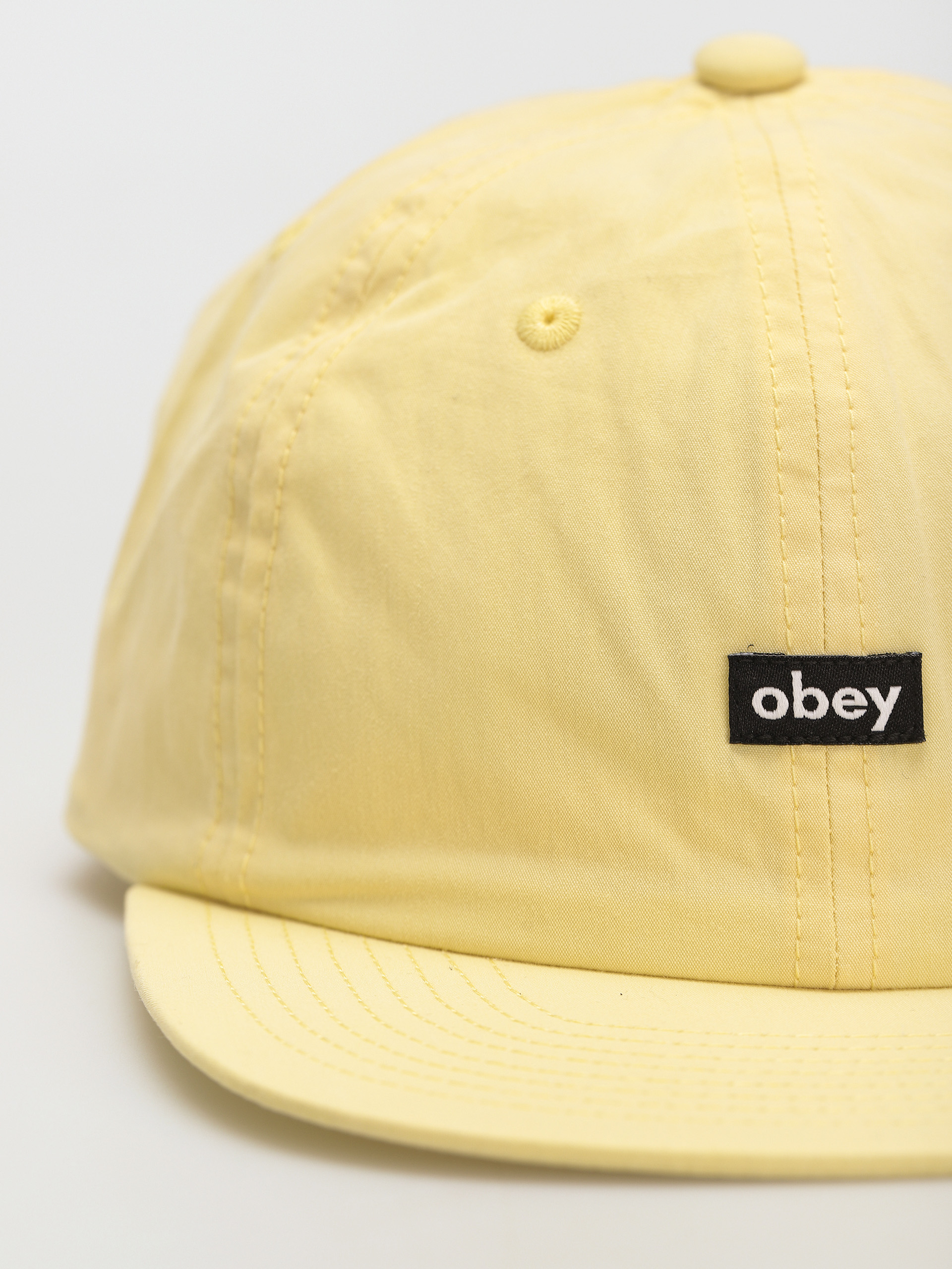 OBEY Lowercase 6 Panel Baseball sapka (butter)