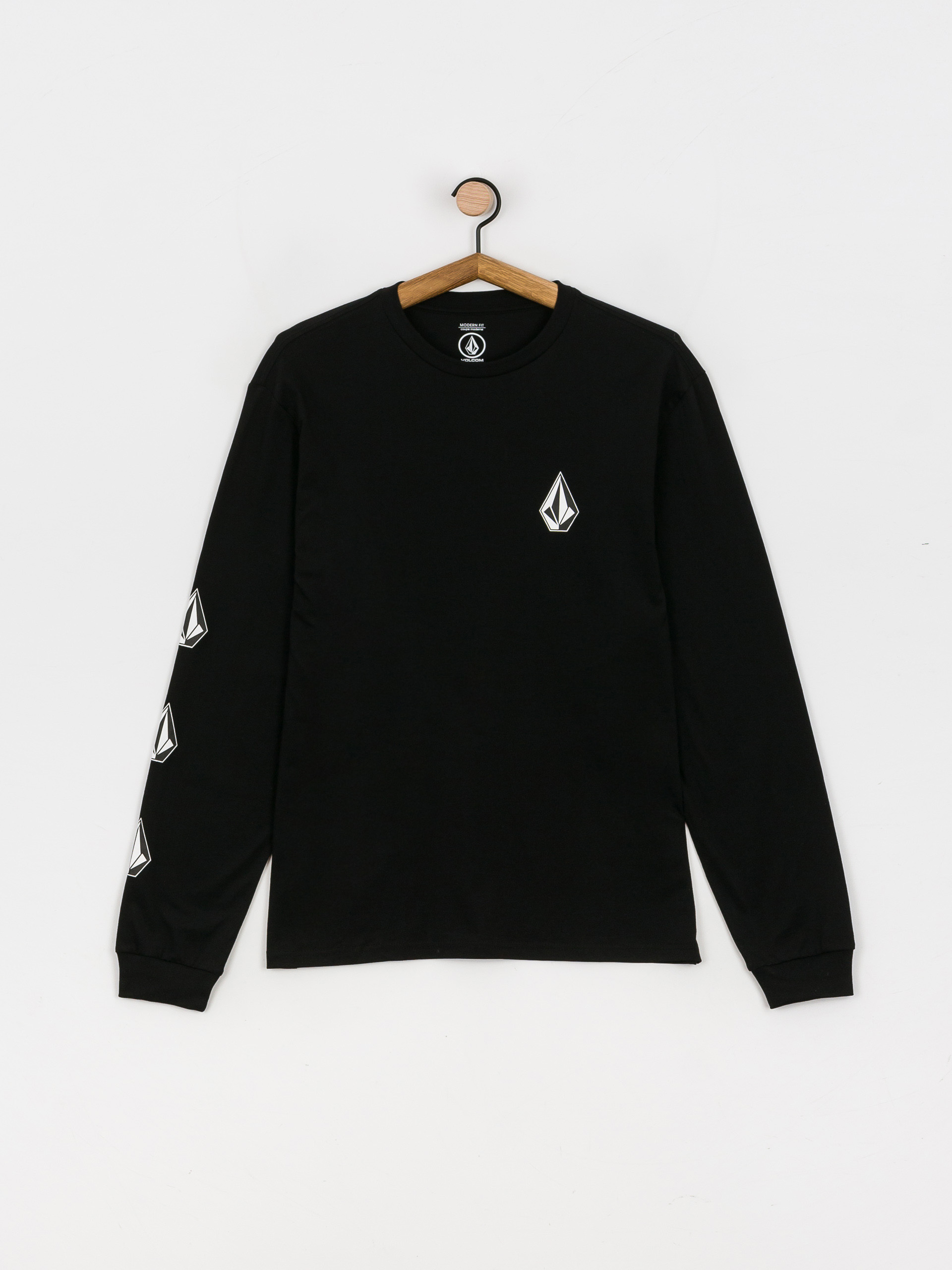 Volcom Iconic Stone Bsc Hosszú ujjú felső (black)
