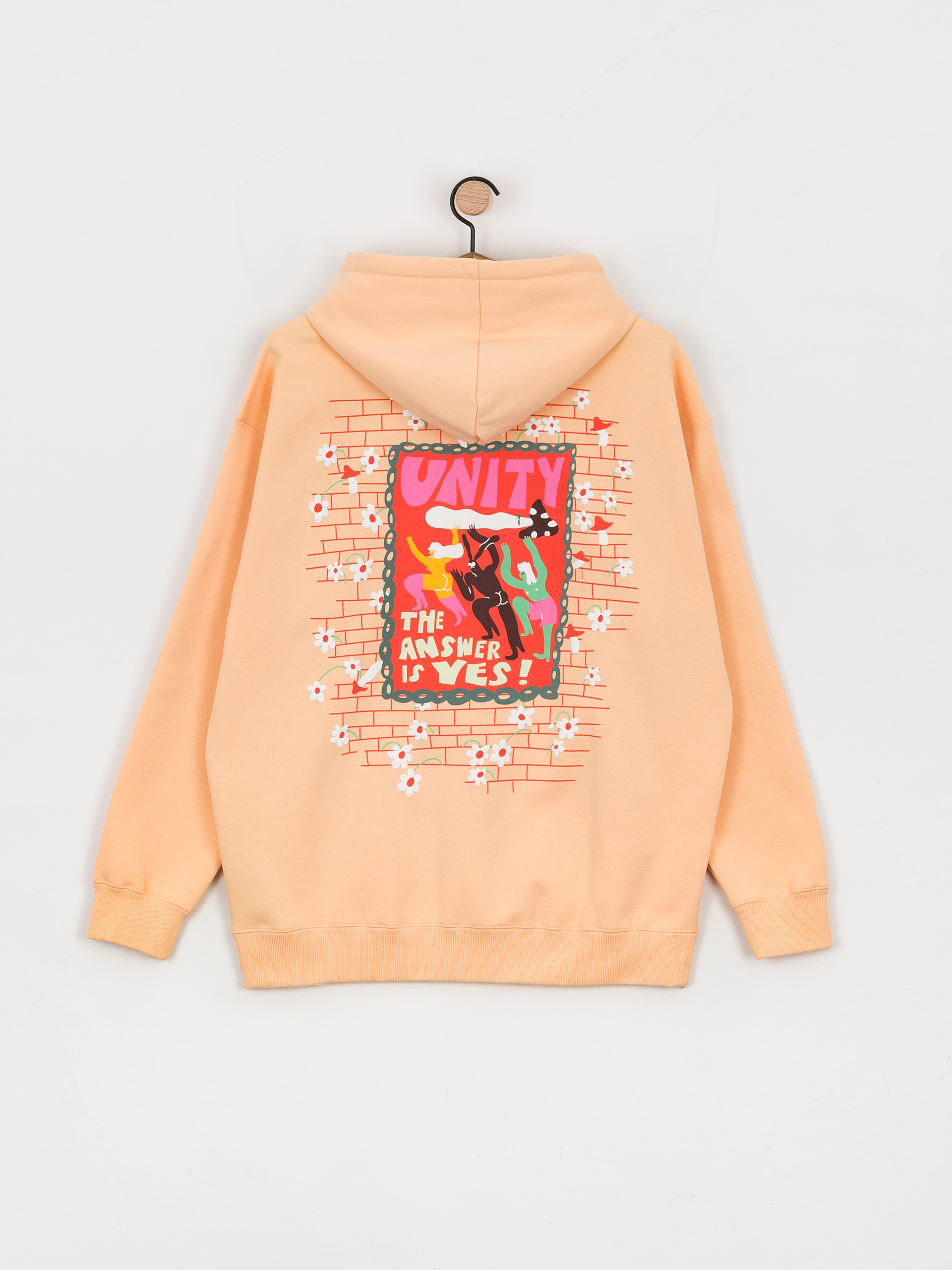 Volcom Egle Zvirblyte HD Kapucnis pulóver (cream blush)