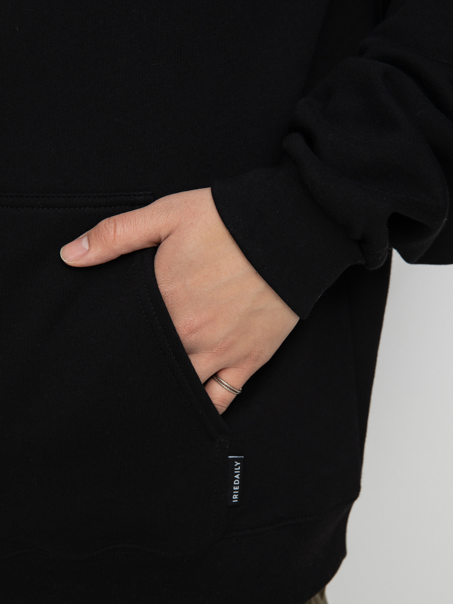 Iriedaily Peaceride HD Kapucnis pulóver (black)