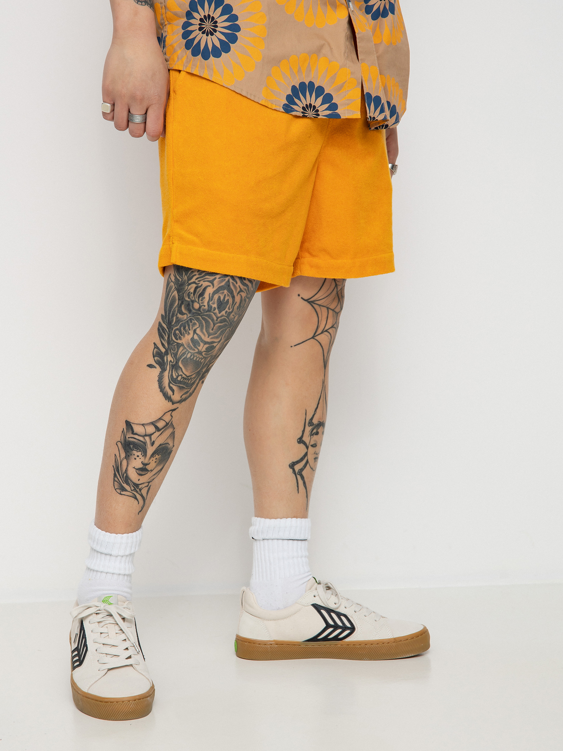 Brixton Pacific Reserve Terry Cloth Sh Rövidnadrág (golden glow)