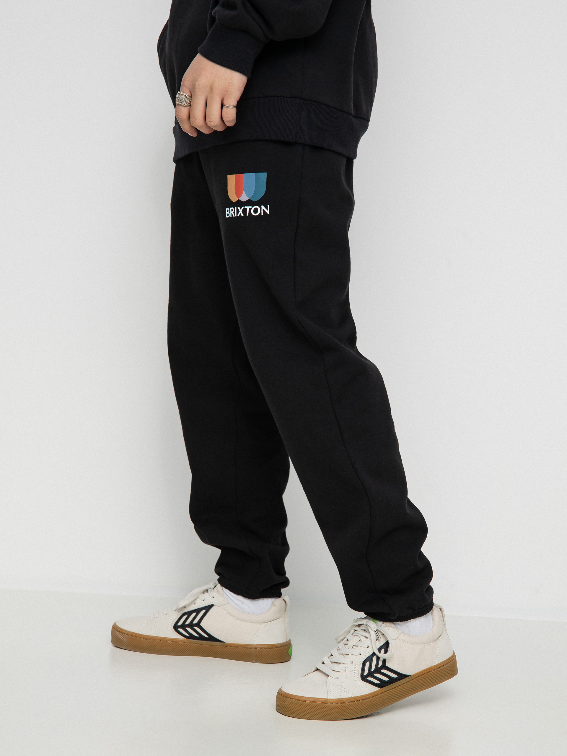 Brixton Alton II Fleece Jogger Kisnadrág (black)