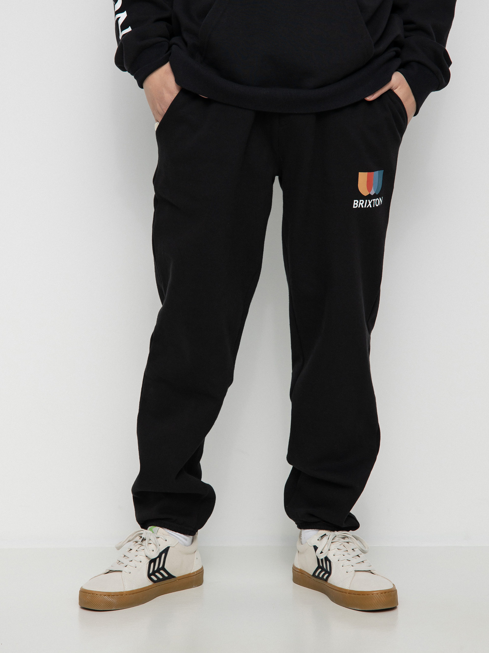 Brixton Alton II Fleece Jogger Kisnadrág (black)