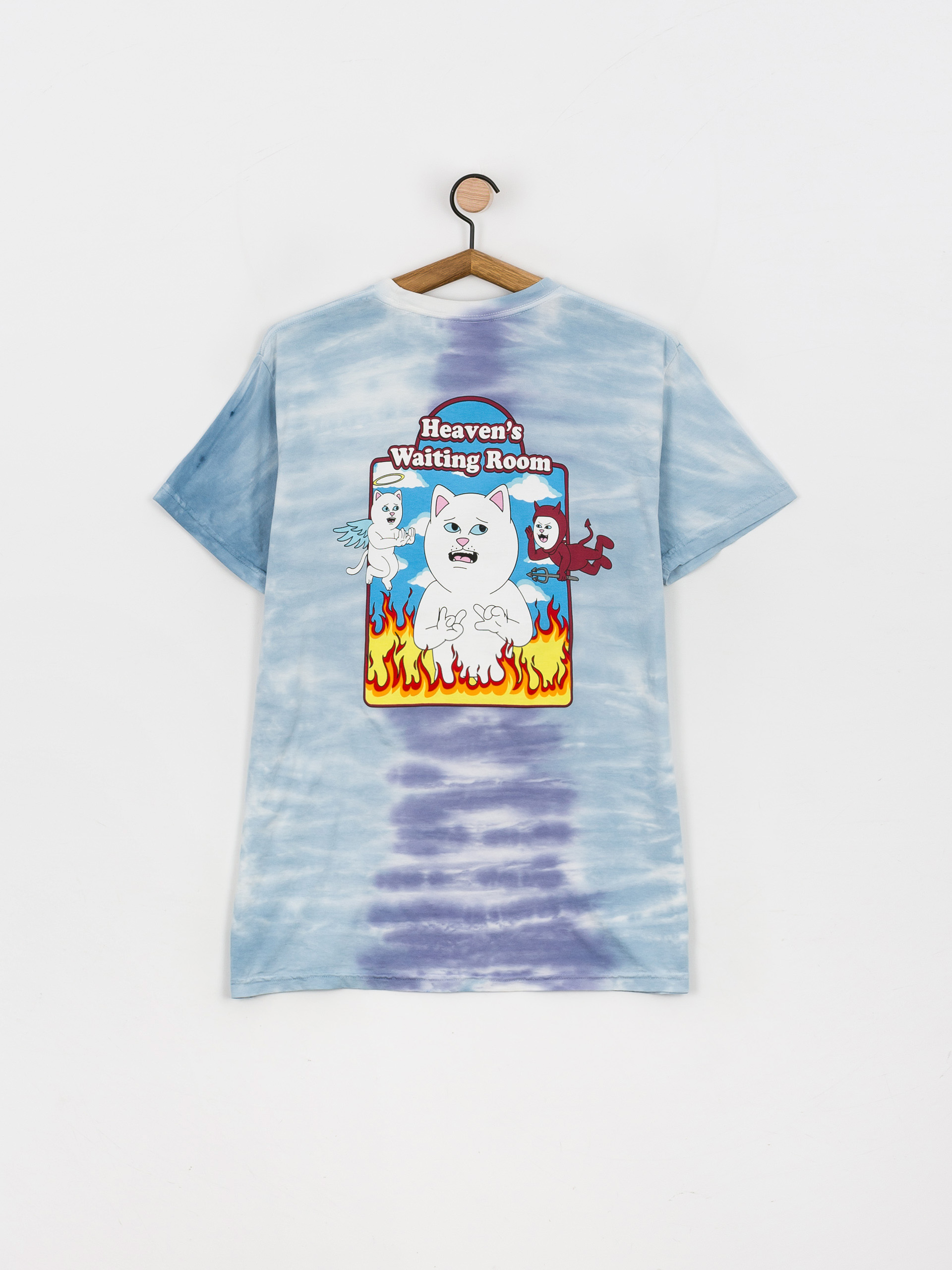 RipNDip Limbo póló (periwinkle/light blue split dye)