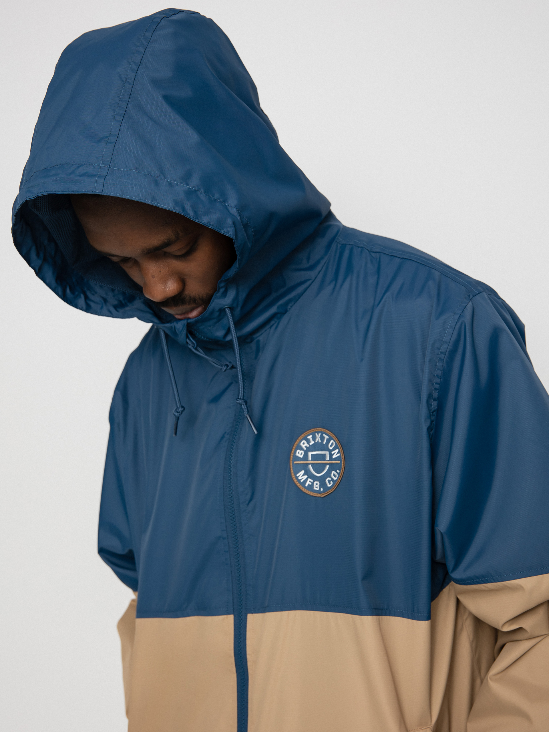 Brixton Claxton Crest Lw Zip HD Dzseki (joe blue/mojave)