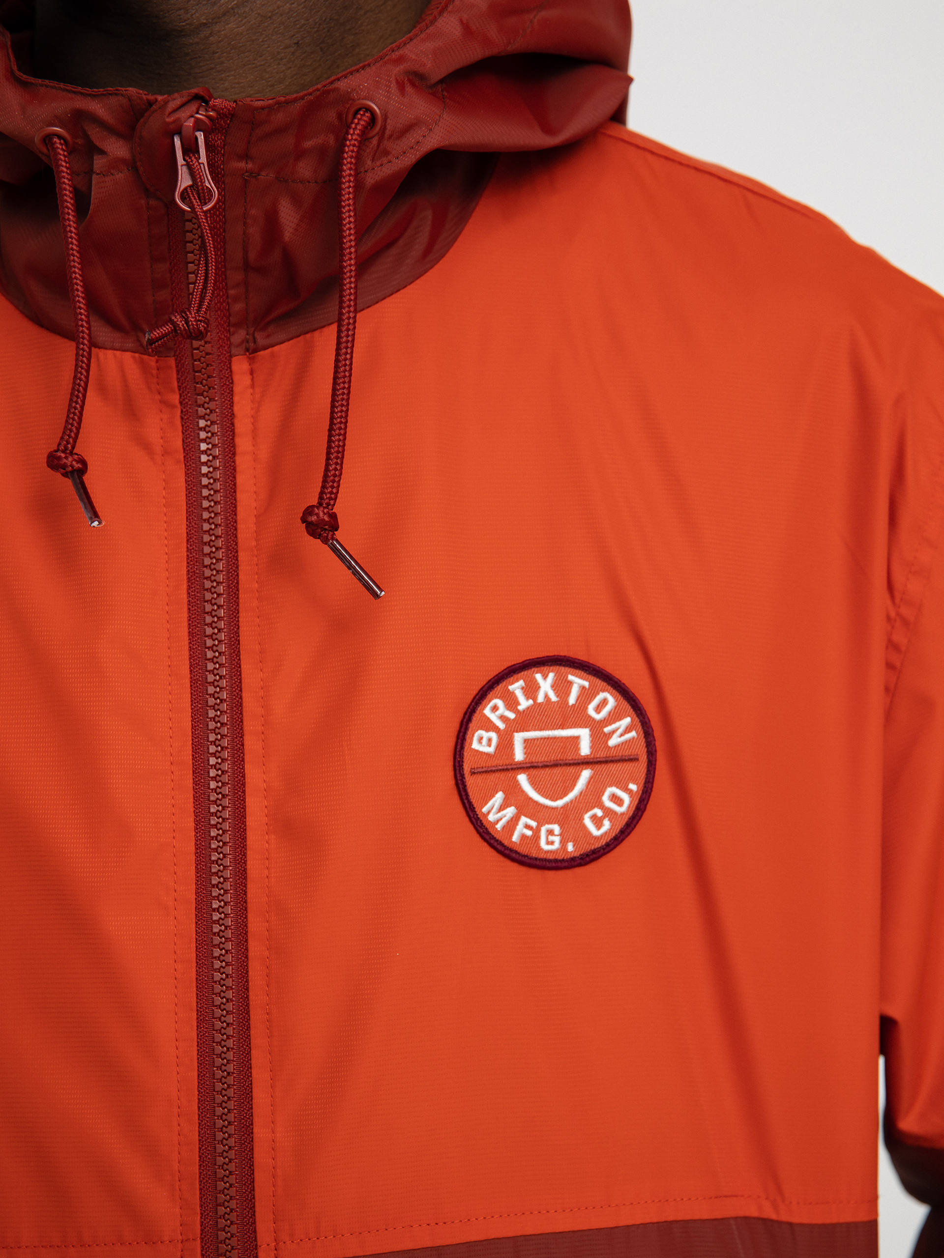 Brixton Claxton Crest Lw Zip HD Dzseki (phoenix orange/dark brick)